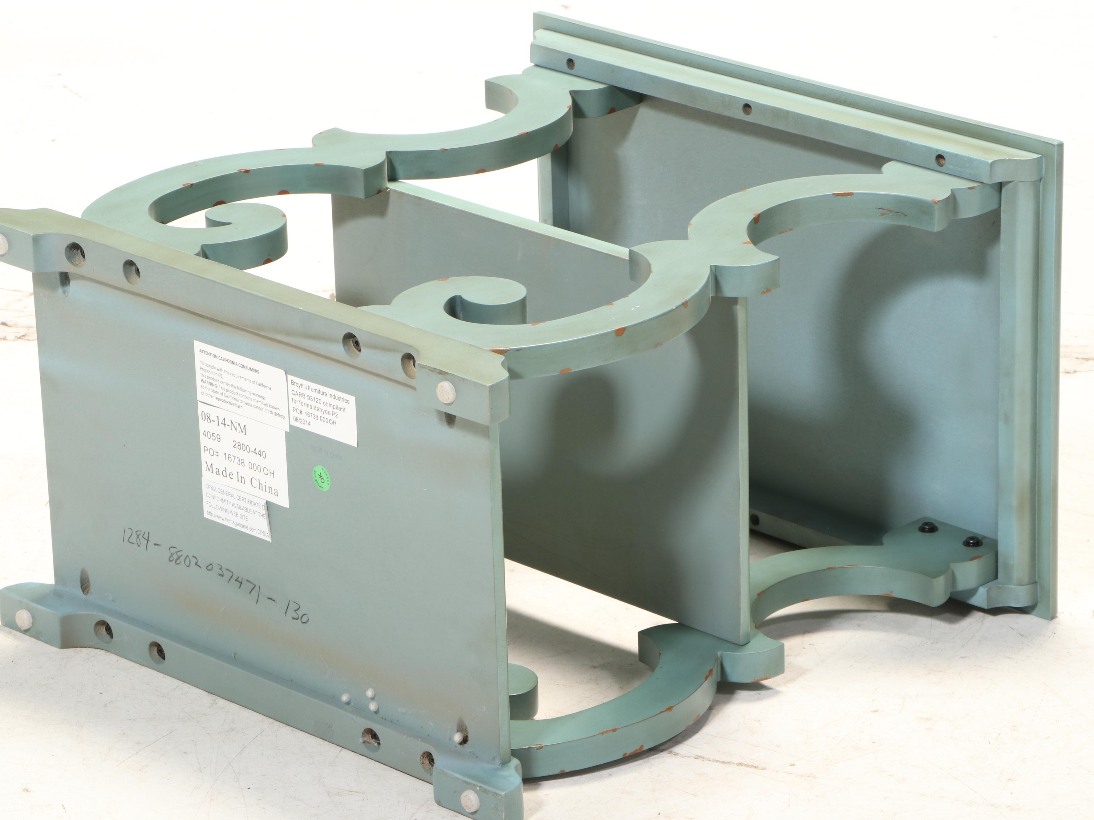 Broyhill Furniture Painted Three-Tier Side Table