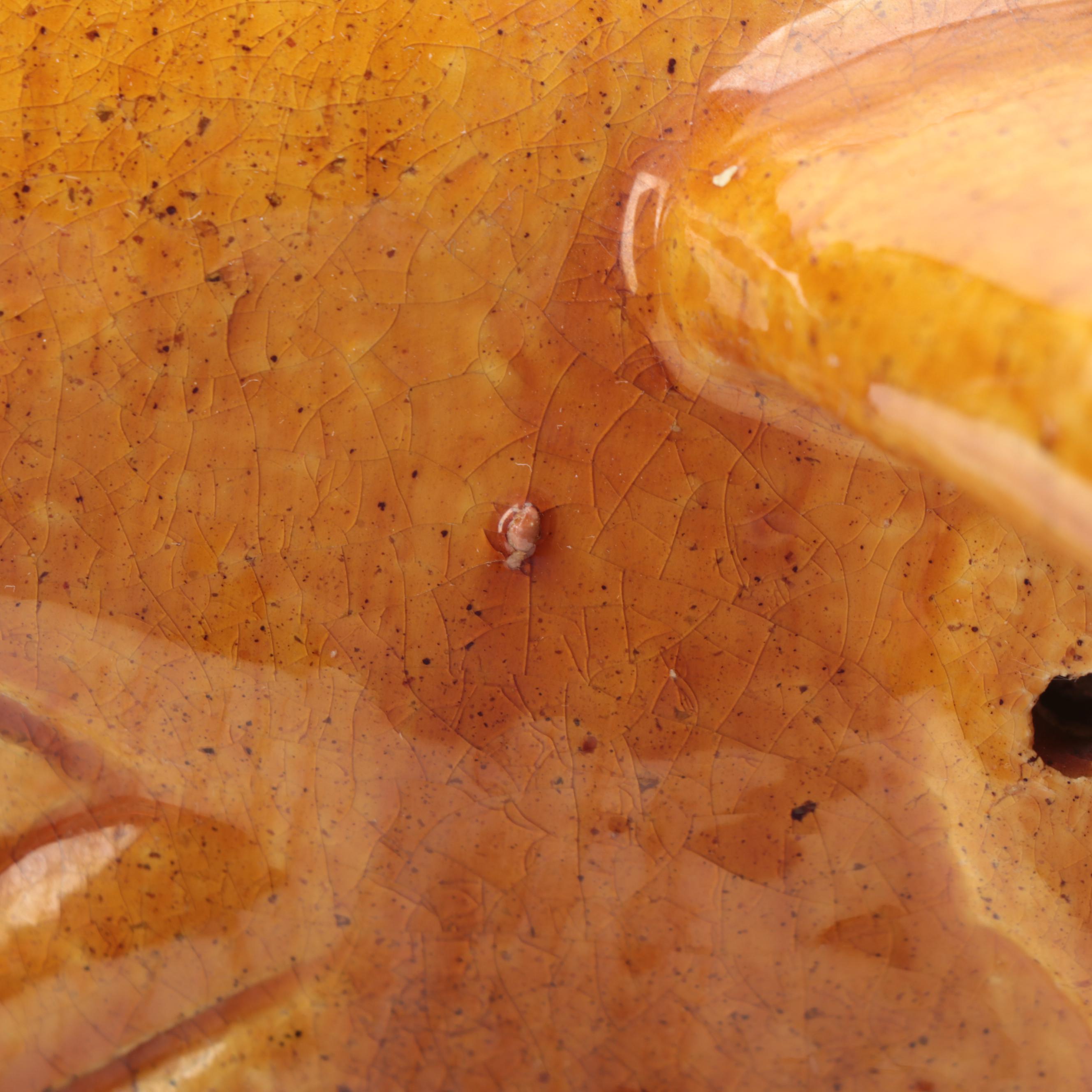 East Asian Sancai Glazed Ceramic Elephant Garden Stool