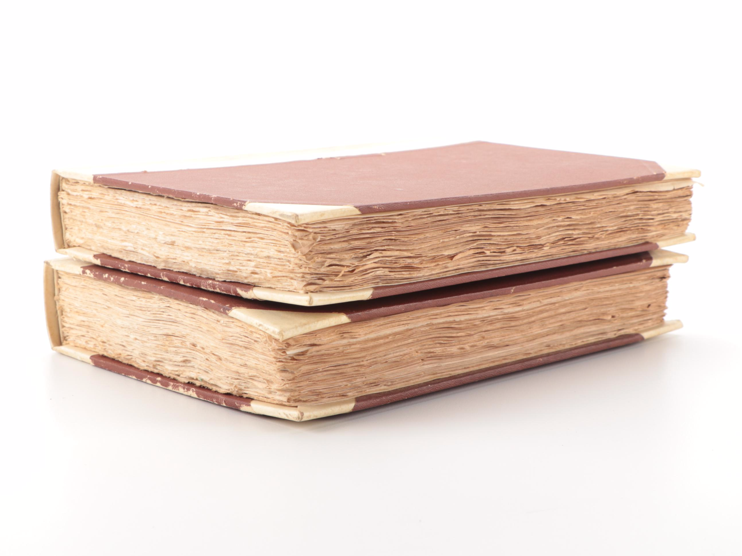 Limited Edition "Walden" Two-Volume Set by Henry David Thoreau, 1909