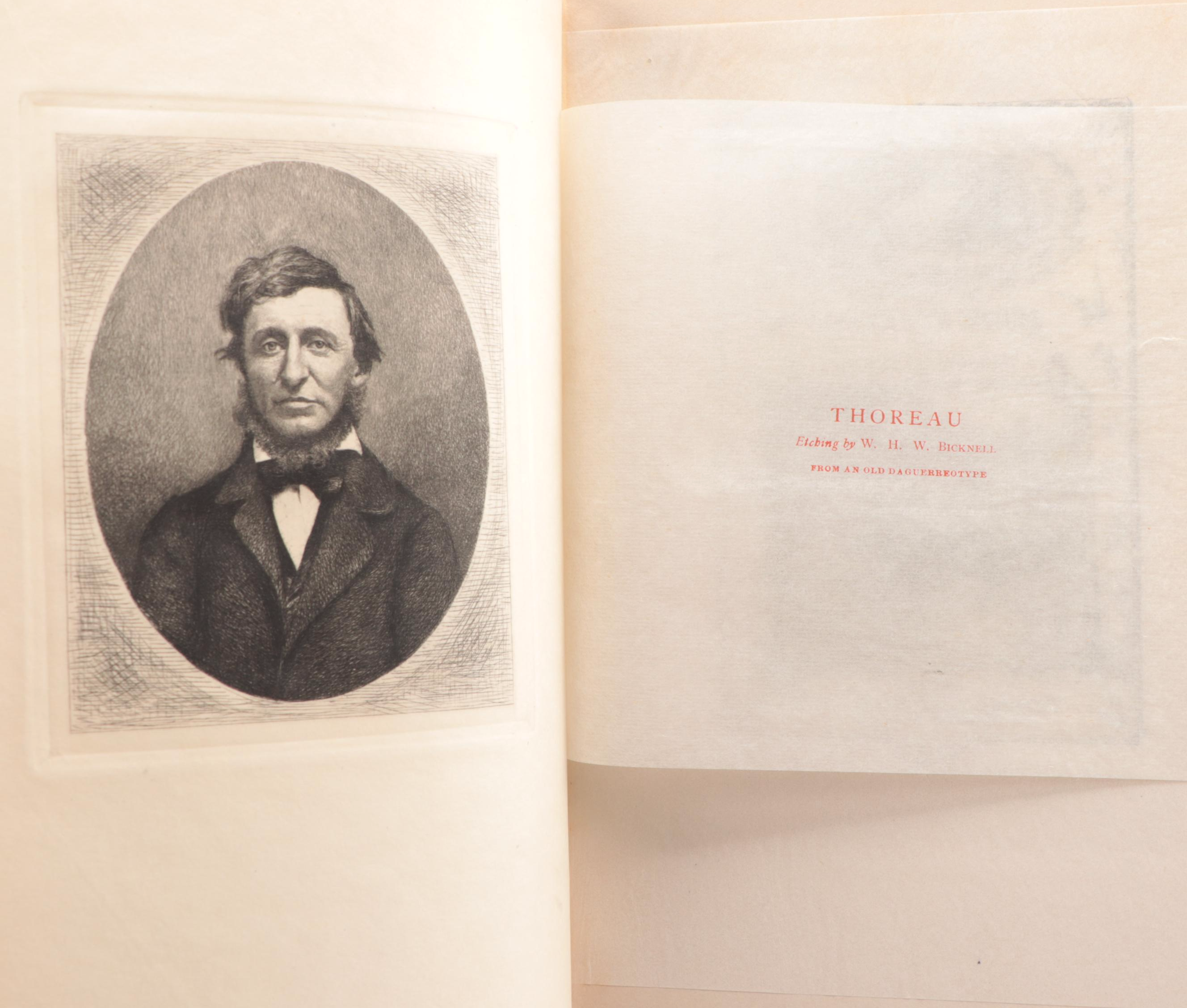 Limited Edition "Walden" Two-Volume Set by Henry David Thoreau, 1909