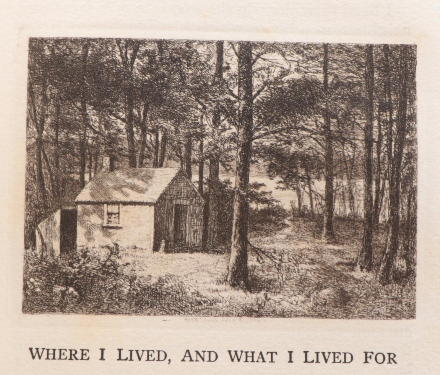 Limited Edition "Walden" Two-Volume Set by Henry David Thoreau, 1909