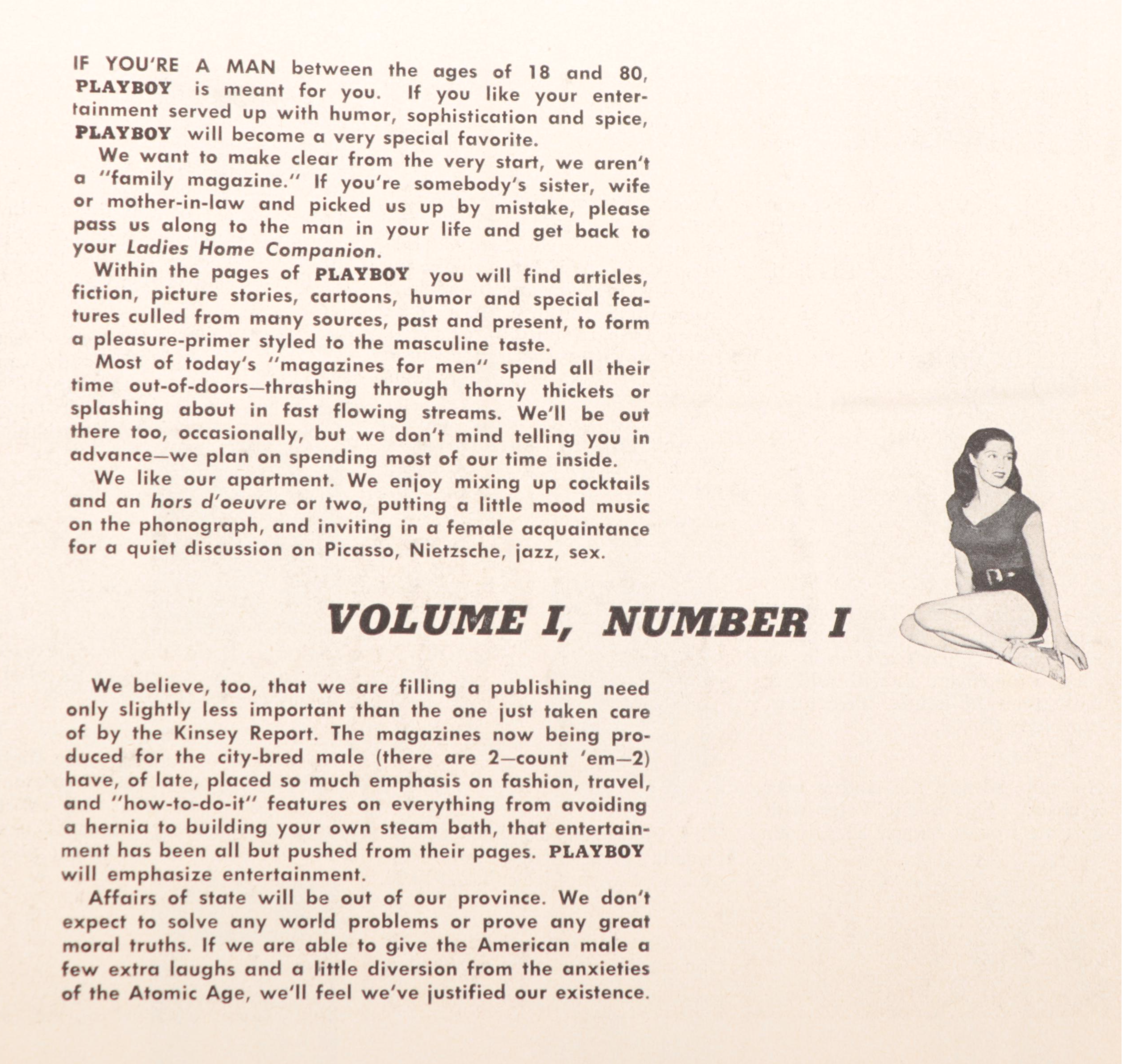 "Playboy" First Issue Featuring Marilyn Monroe, 1953