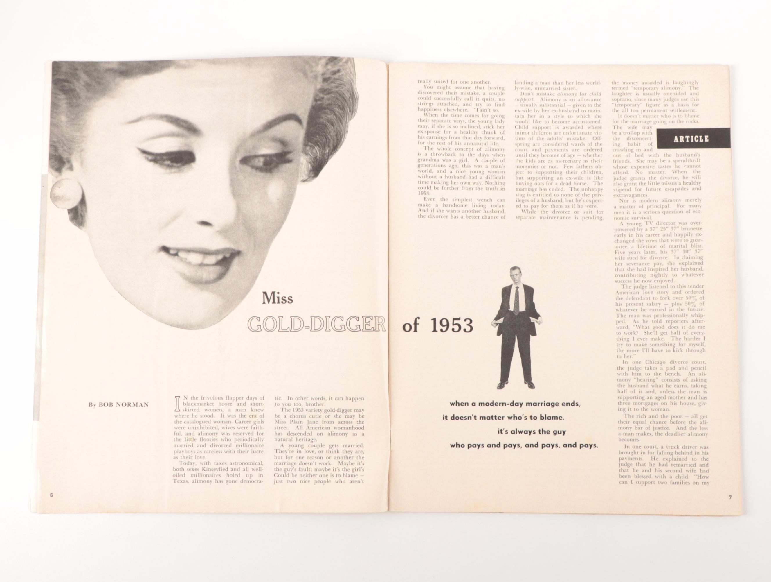 "Playboy" First Issue Featuring Marilyn Monroe, 1953