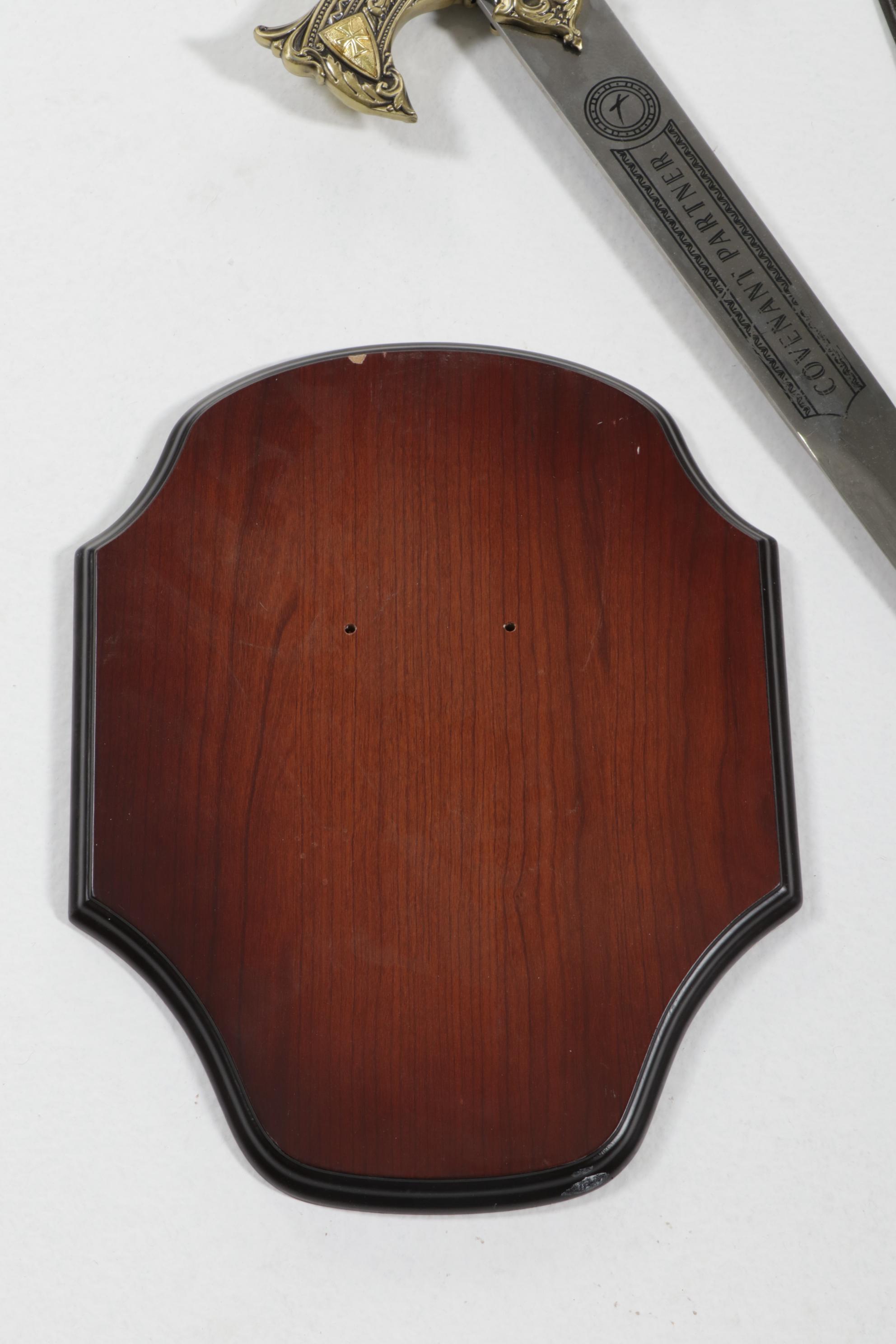 Covenant Partner Knights Templar Sword and Shield