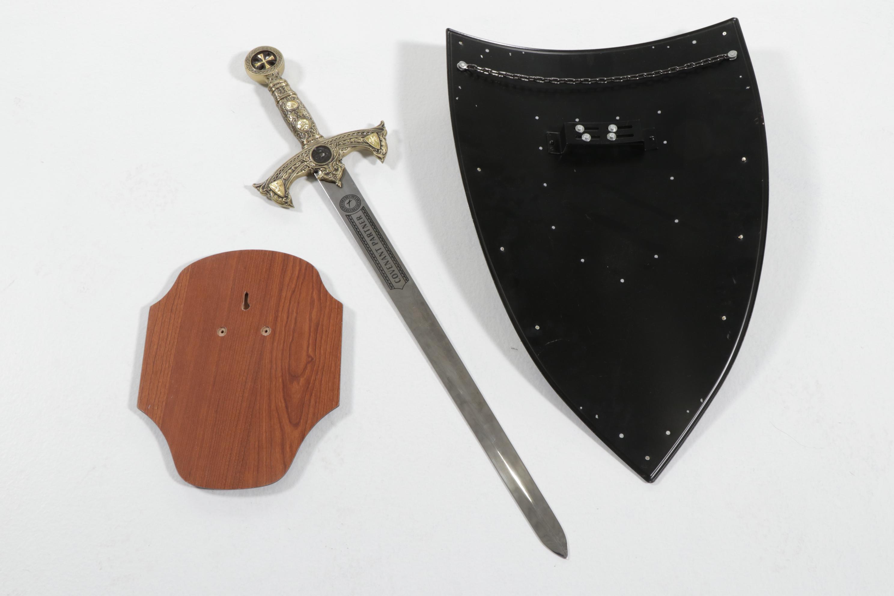 Covenant Partner Knights Templar Sword and Shield
