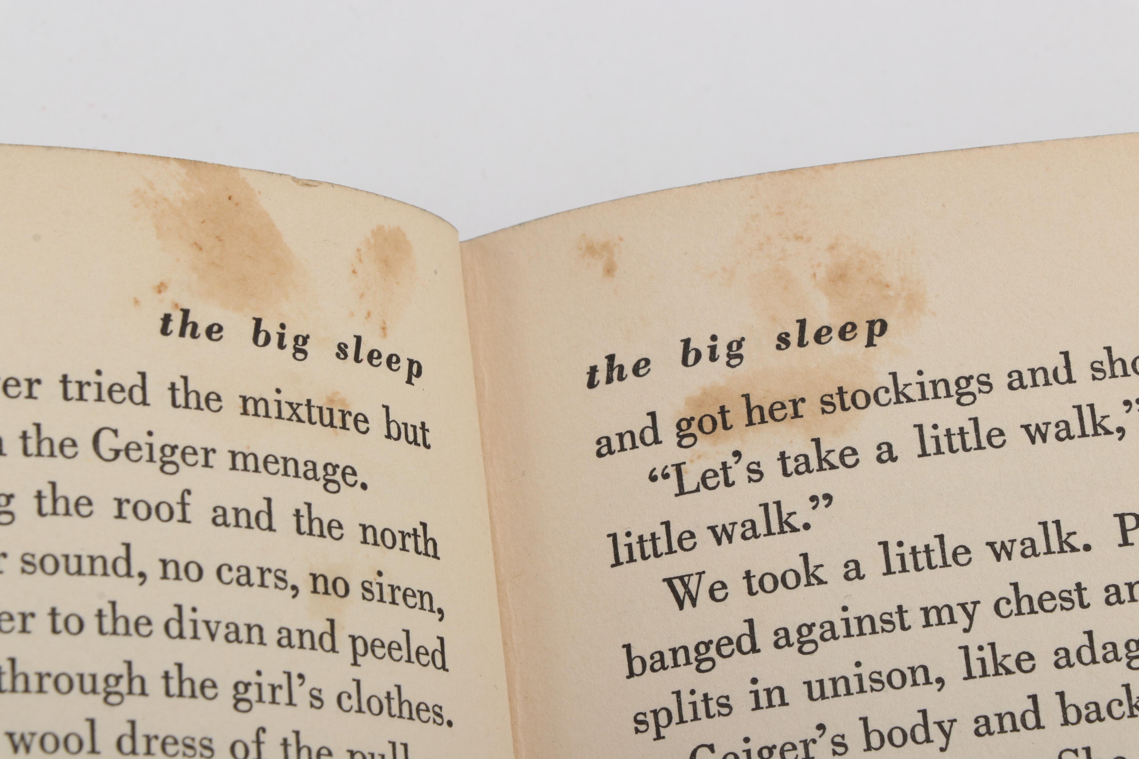 First Edition "The Big Sleep" by Raymond Chandler, 1939