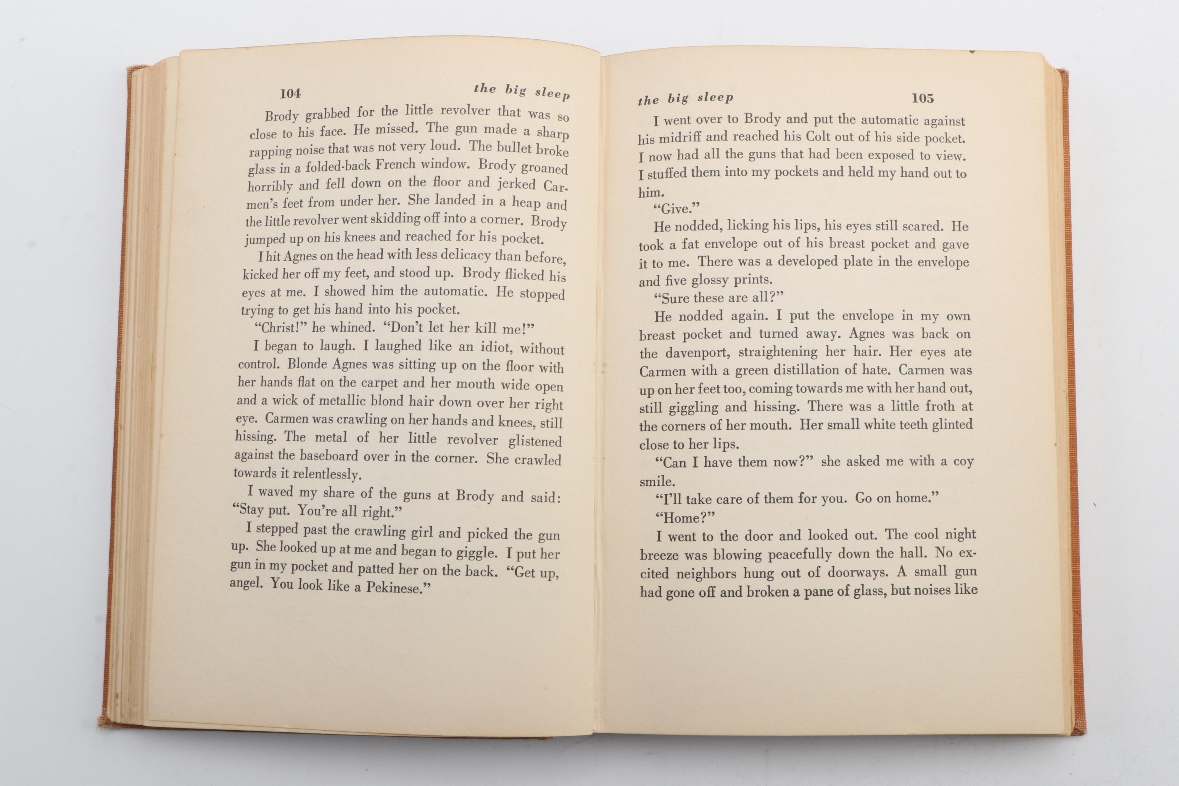 First Edition "The Big Sleep" by Raymond Chandler, 1939