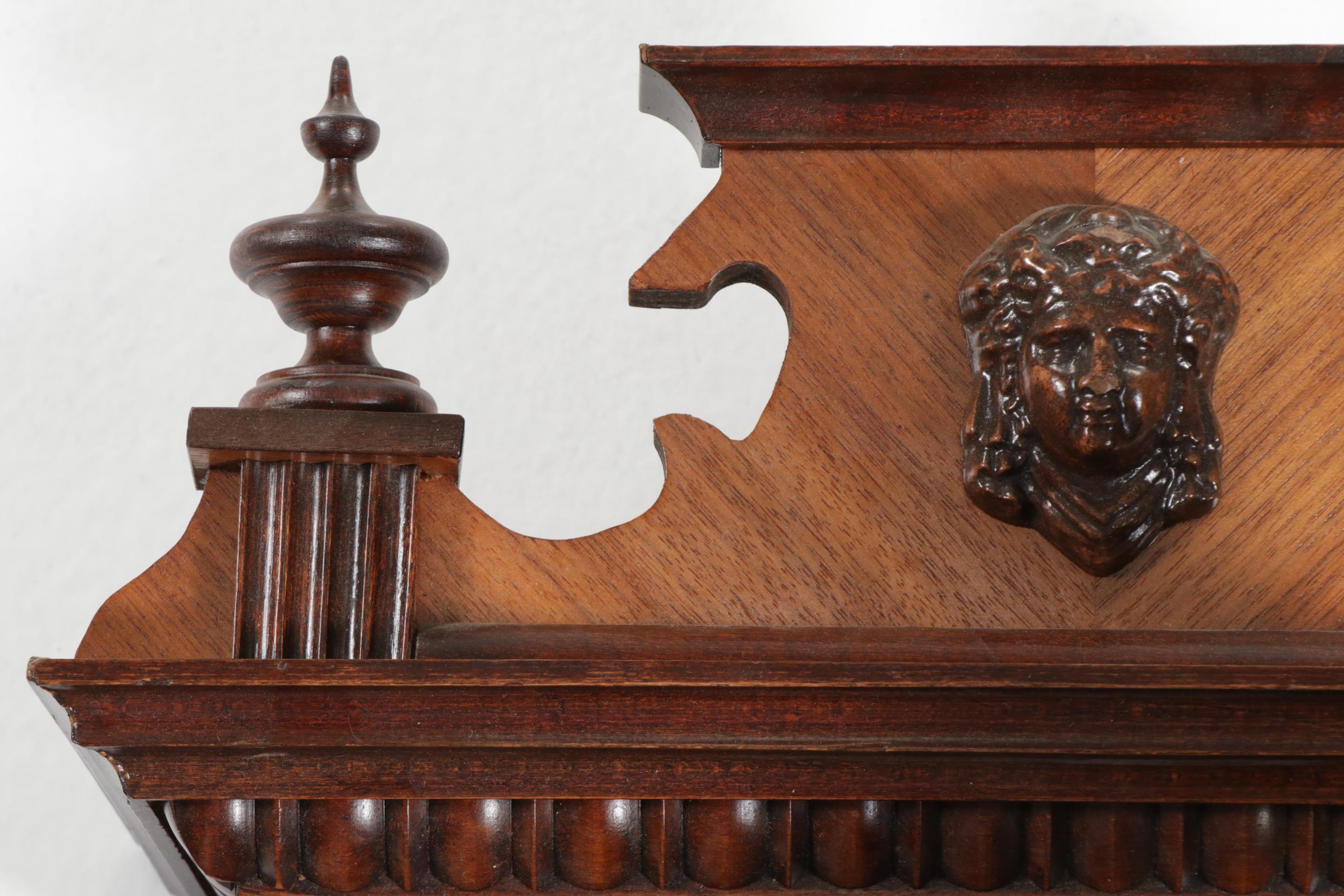 Gustav Becker Walnut Case Pendulum Wall Clock, Early 20th Century