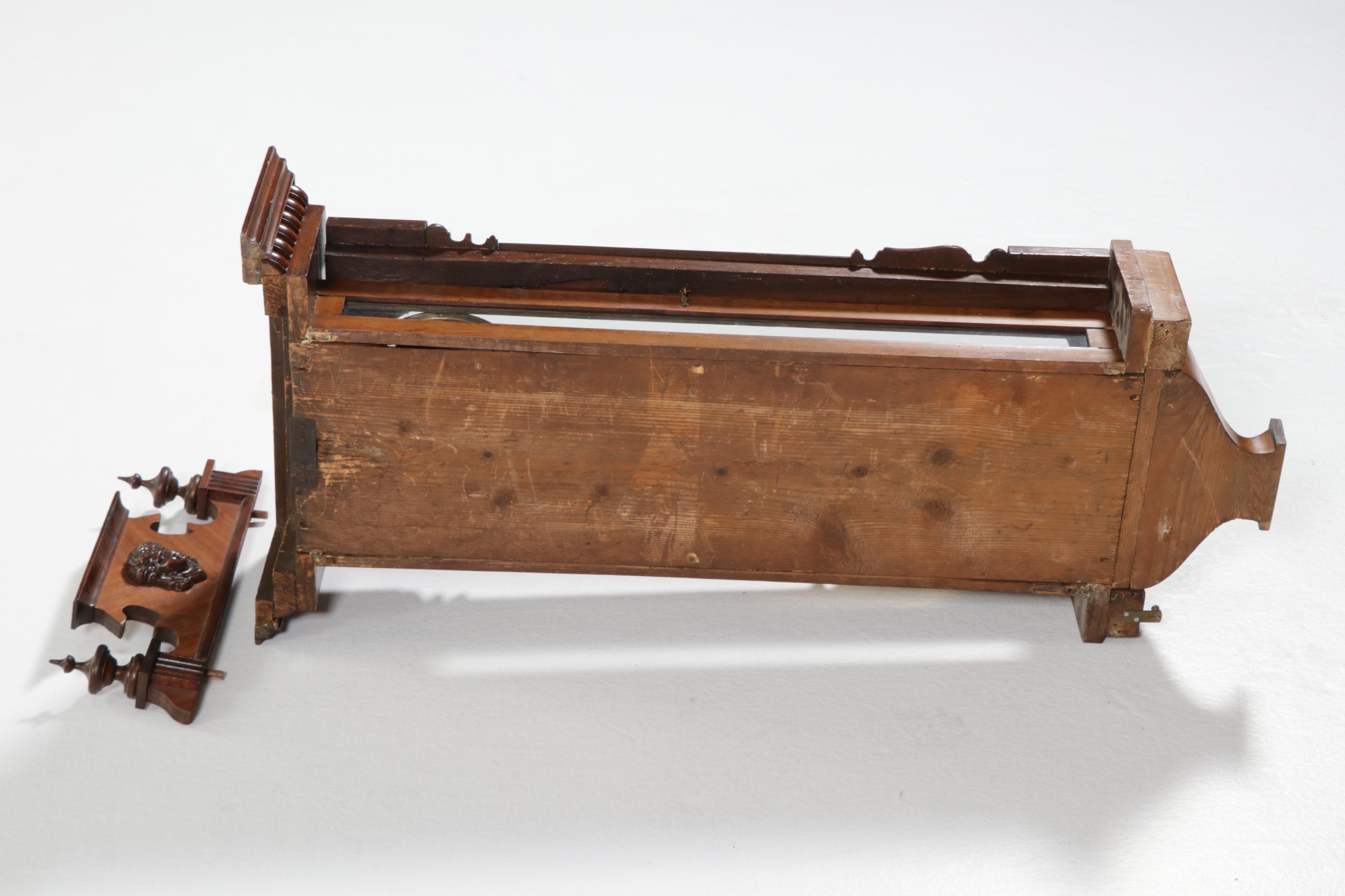 Gustav Becker Walnut Case Pendulum Wall Clock, Early 20th Century