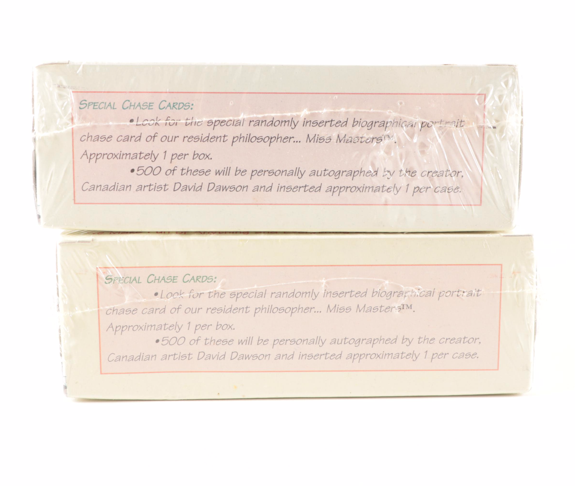 1990s "Pocahontas," "The Crow," "Official Hollywood" Sealed Trading Card Boxes