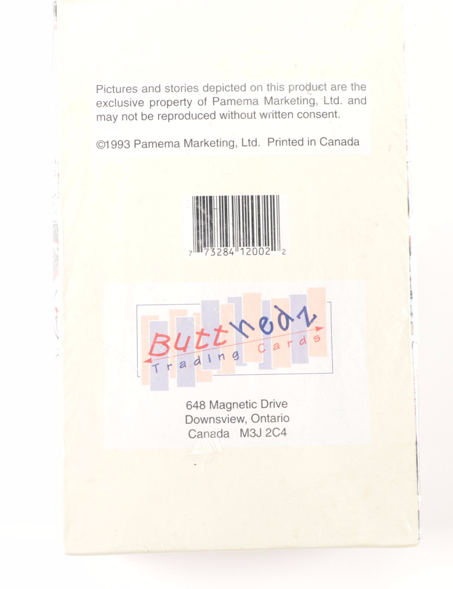 1990s "Pocahontas," "The Crow," "Official Hollywood" Sealed Trading Card Boxes