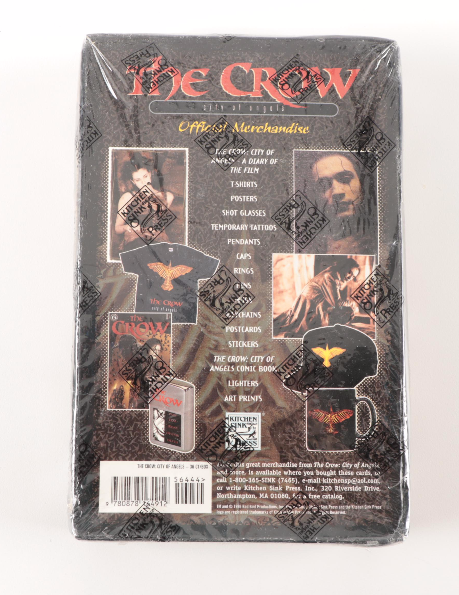 1990s "Pocahontas," "The Crow," "Official Hollywood" Sealed Trading Card Boxes