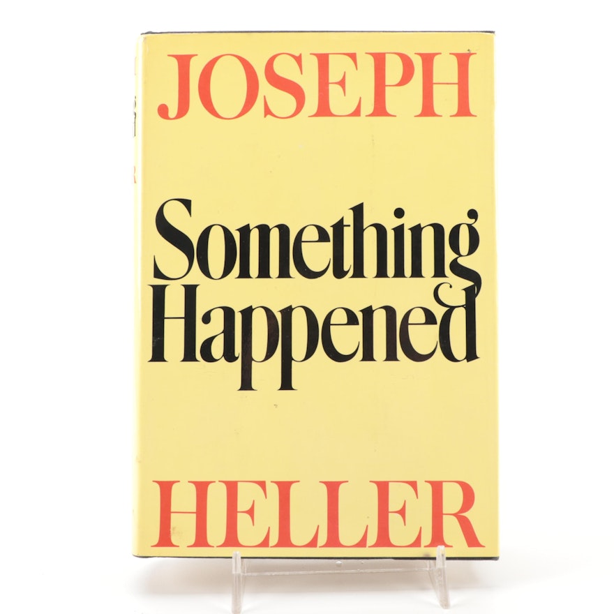 Signed First Edition "Something Happened" by Joseph Heller, 1974
