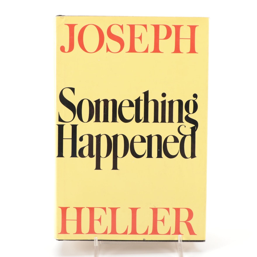 Signed Third Printing "Something Happened" by Joseph Heller, 1974