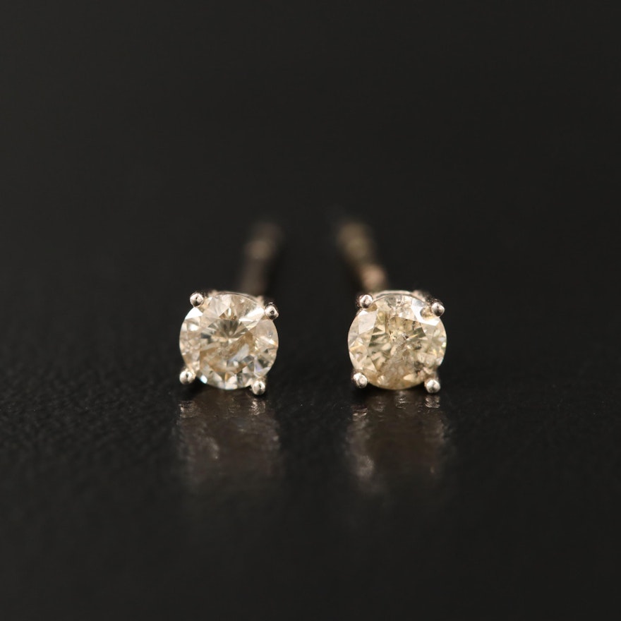 14K 0.28 CTW Diamond Stud Earrings
