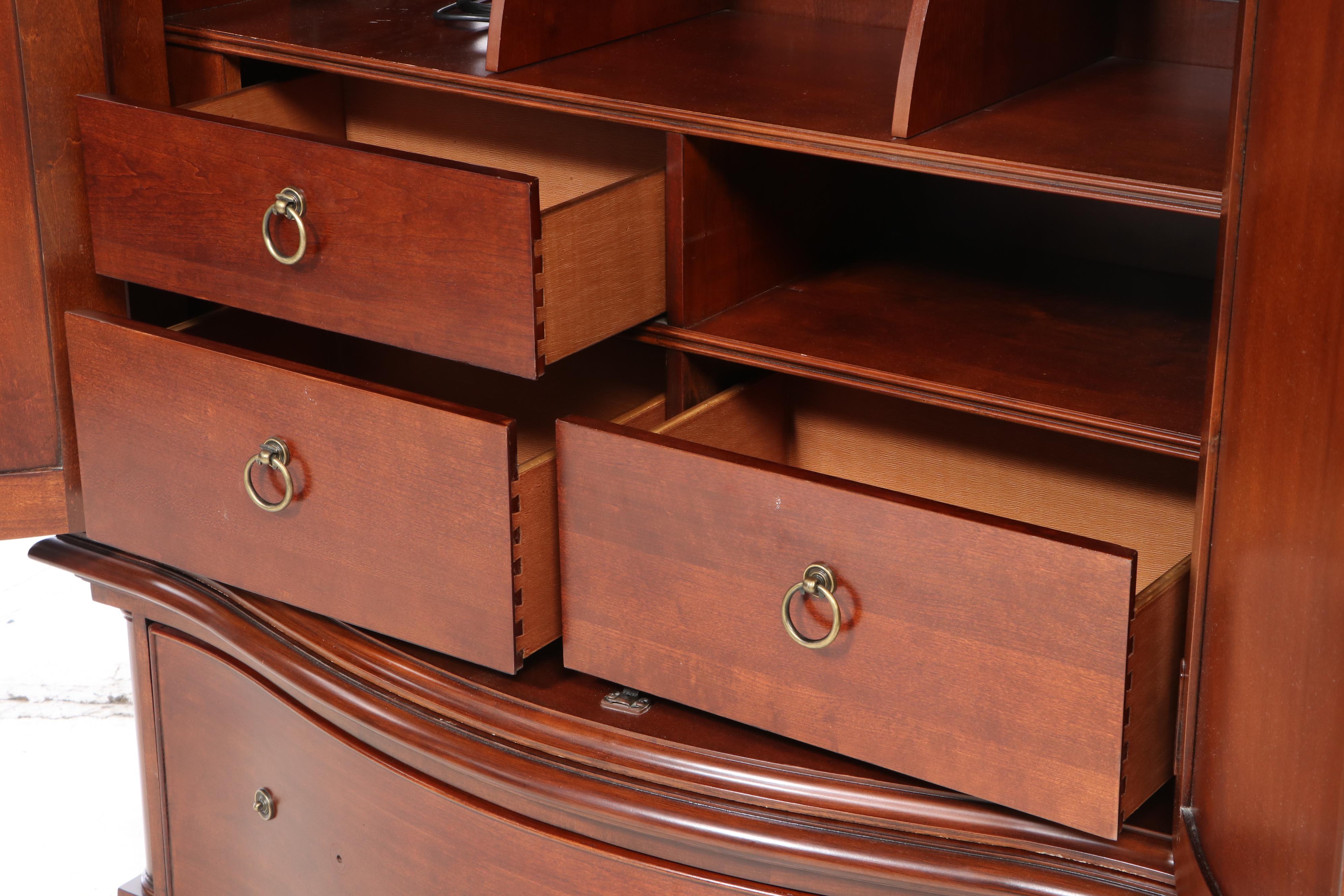 Universal Furniture "Better Homes & Gardens" Serpentine Media Wardrobe