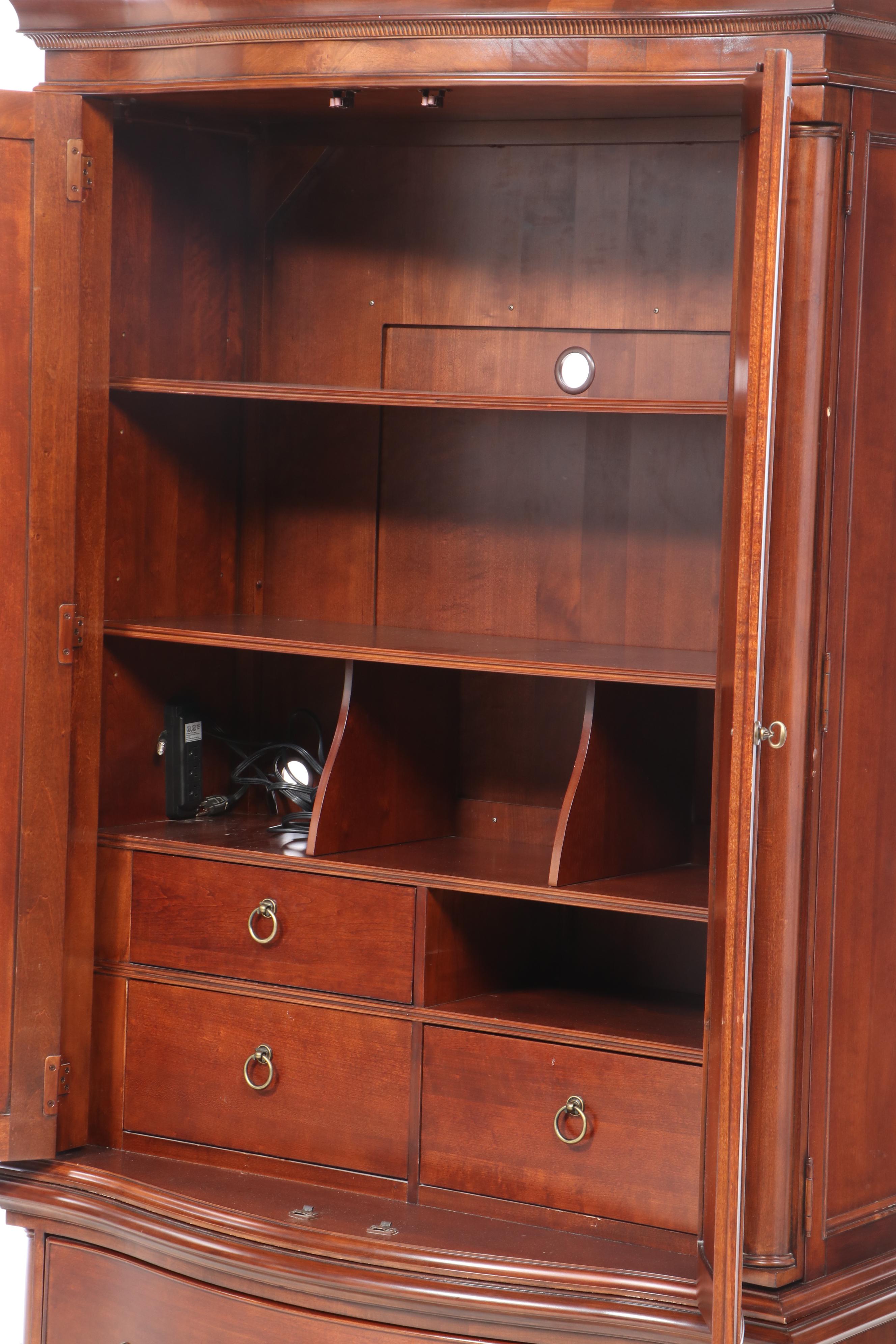 Universal Furniture "Better Homes & Gardens" Serpentine Media Wardrobe