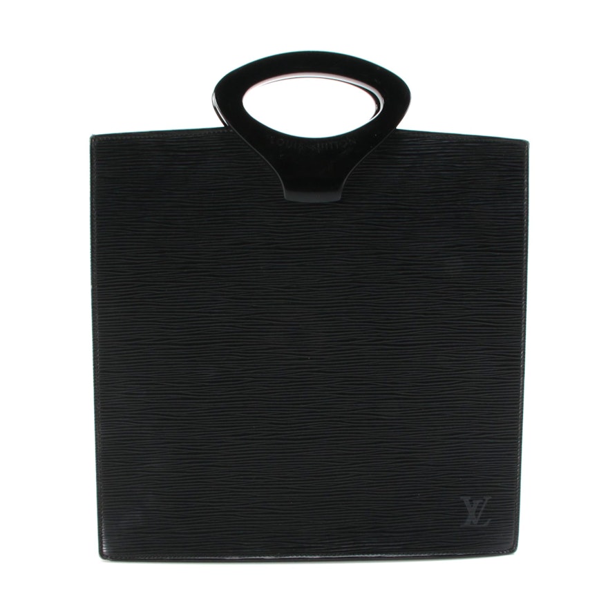 Louis Vuitton Ombre Handbag in Black Epi Leather