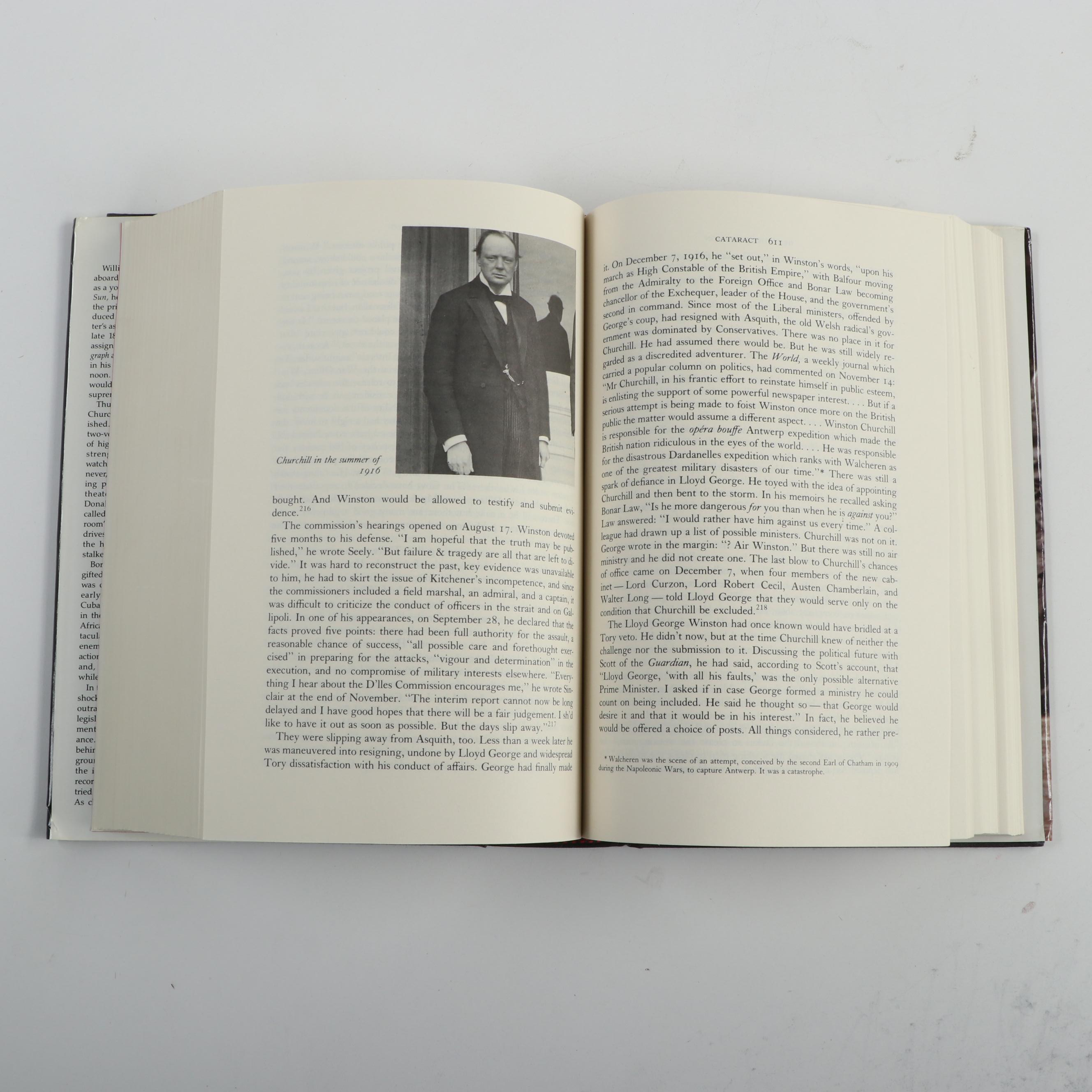 First Edition "Visions of Glory" and More "The Last Lion" Churchill Biographies