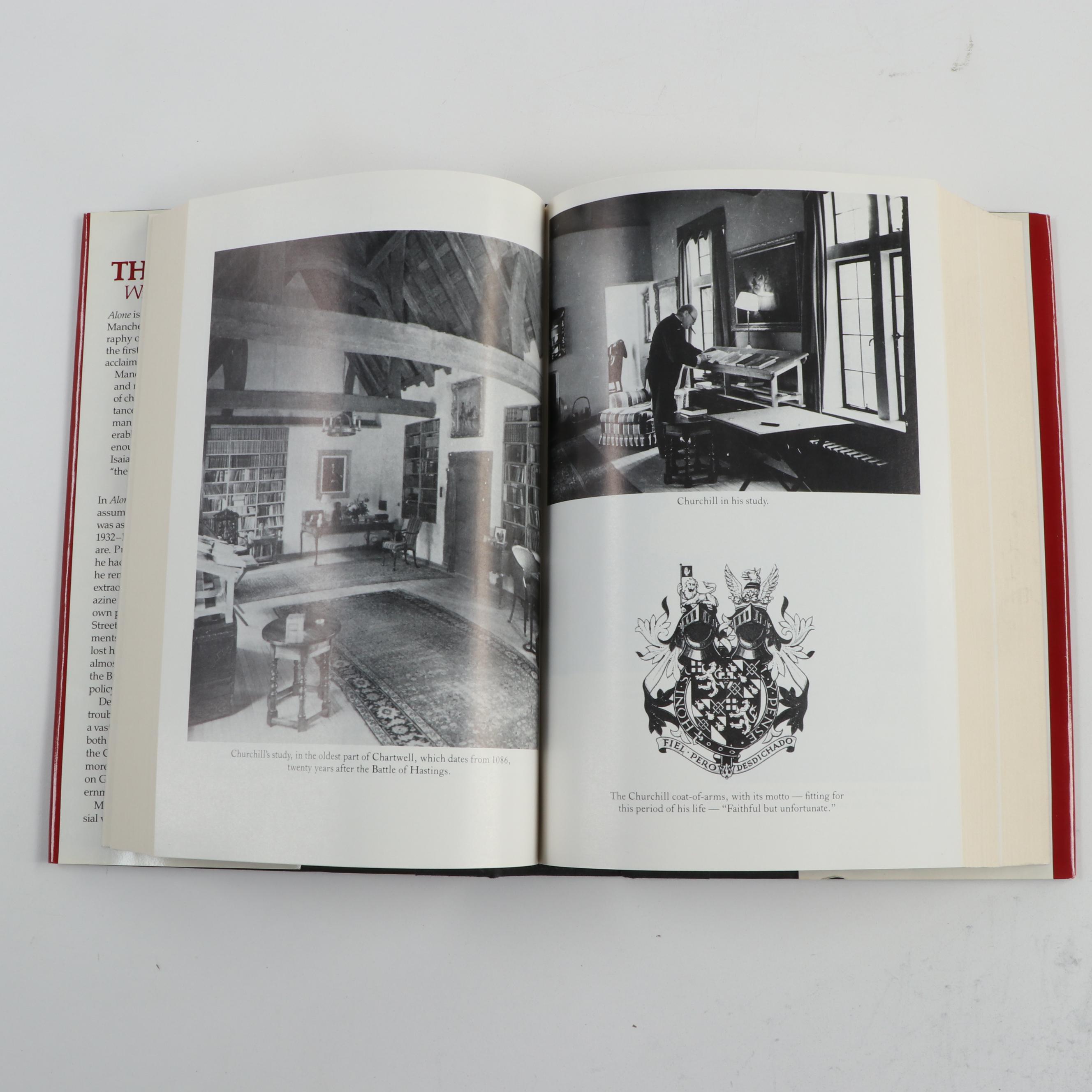 First Edition "Visions of Glory" and More "The Last Lion" Churchill Biographies