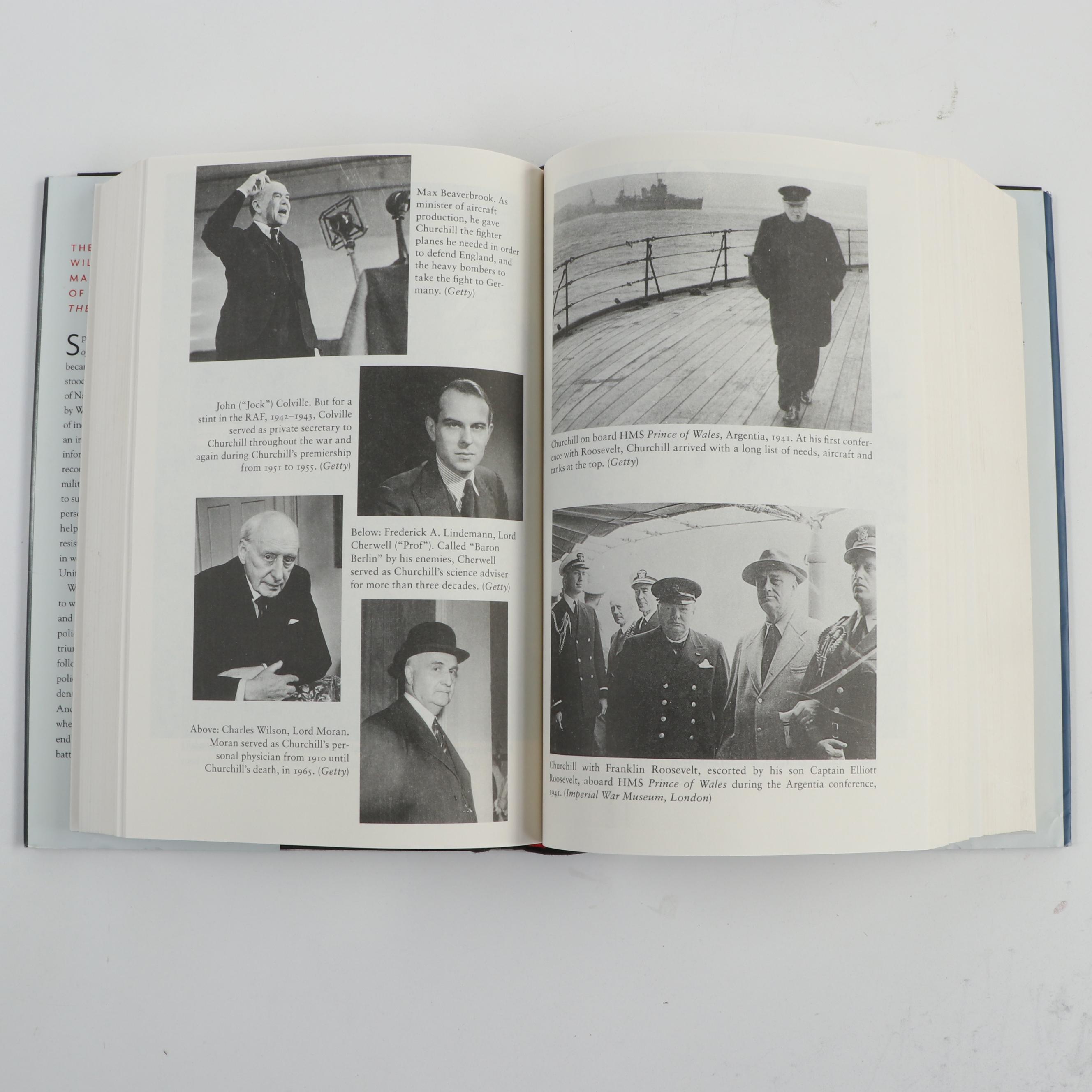 First Edition "Visions of Glory" and More "The Last Lion" Churchill Biographies