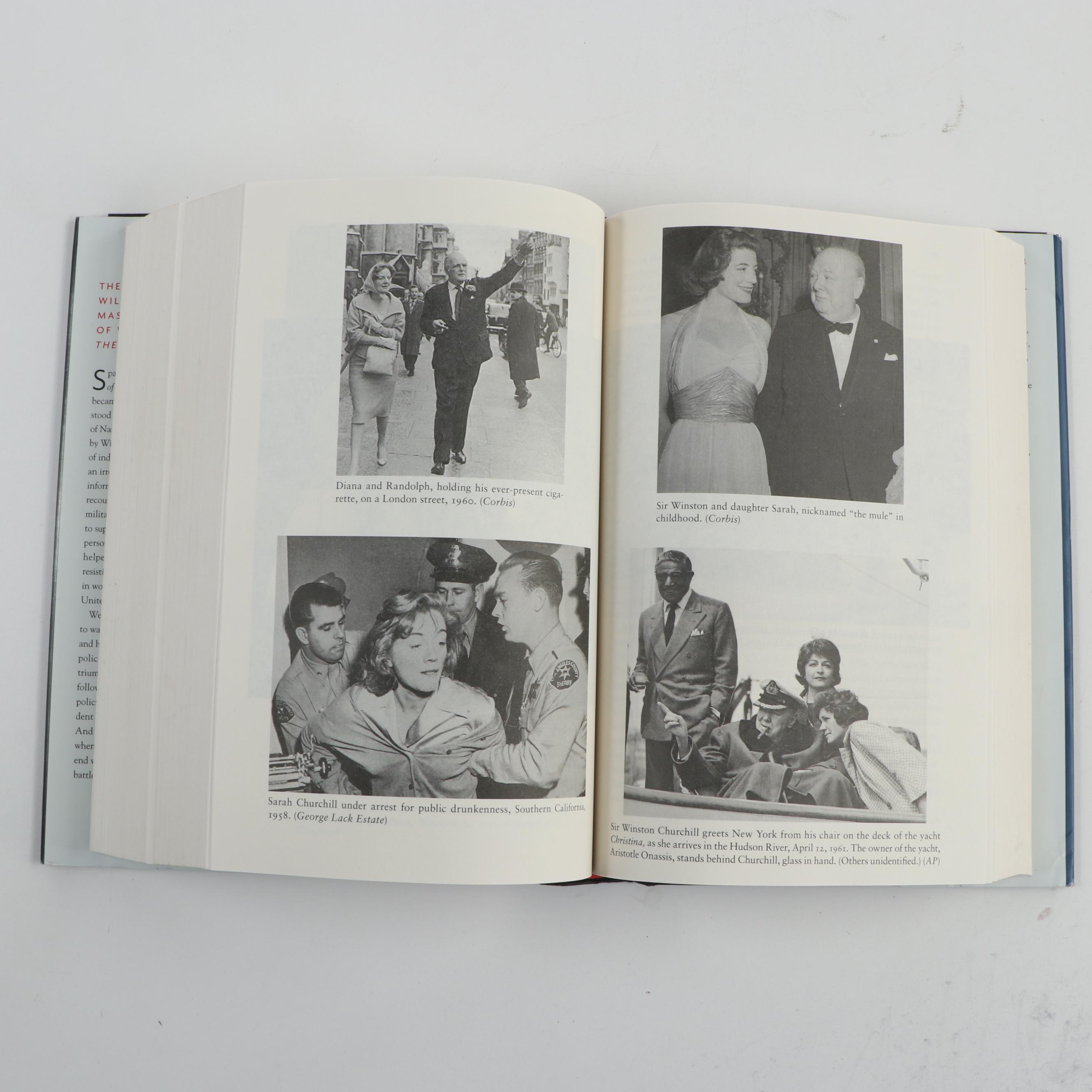 First Edition "Visions of Glory" and More "The Last Lion" Churchill Biographies