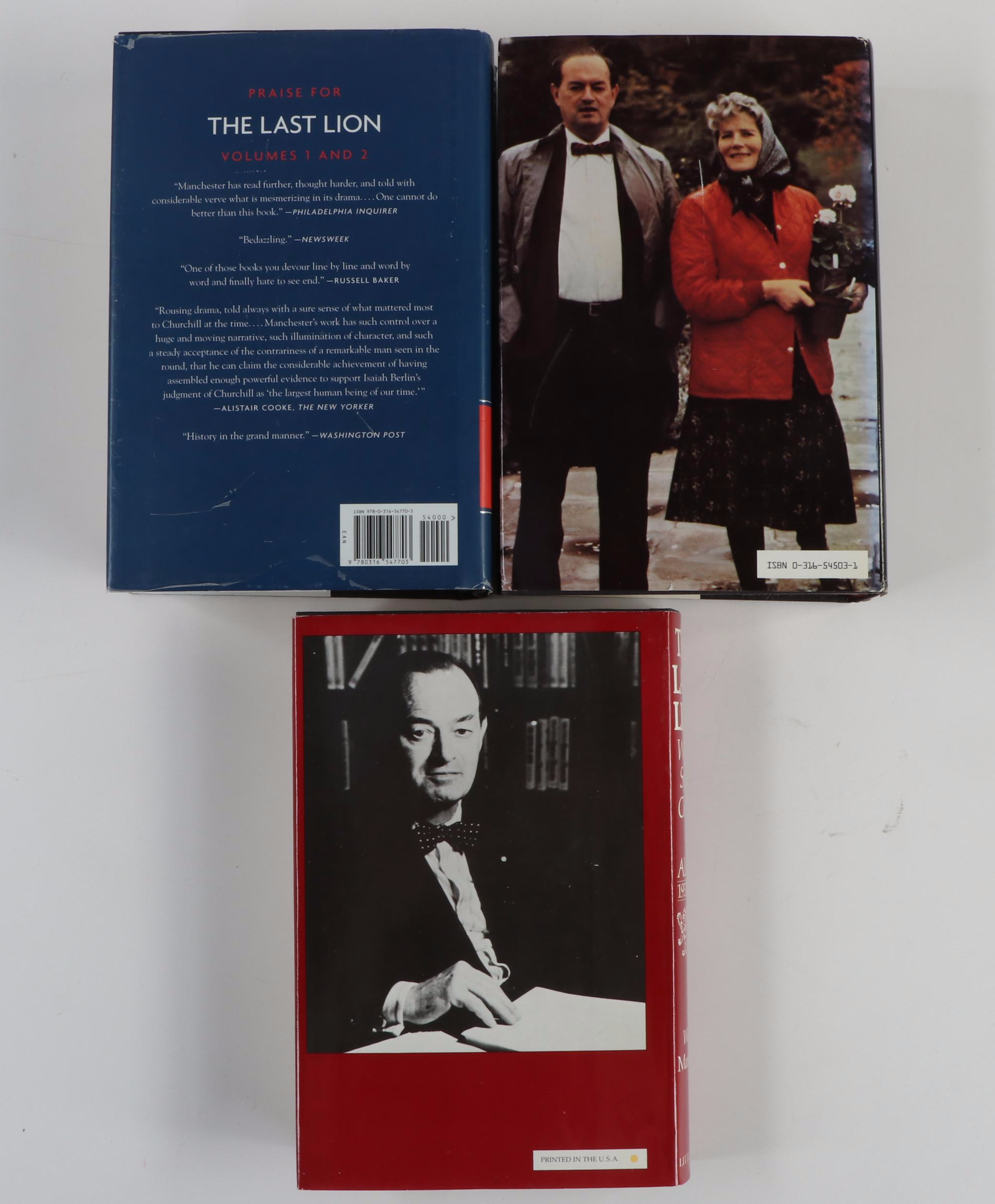 First Edition "Visions of Glory" and More "The Last Lion" Churchill Biographies