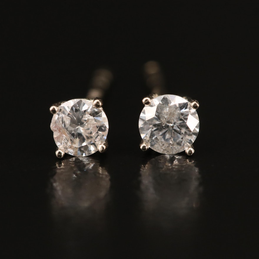 14K 0.28 CTW Diamond Stud Earrings