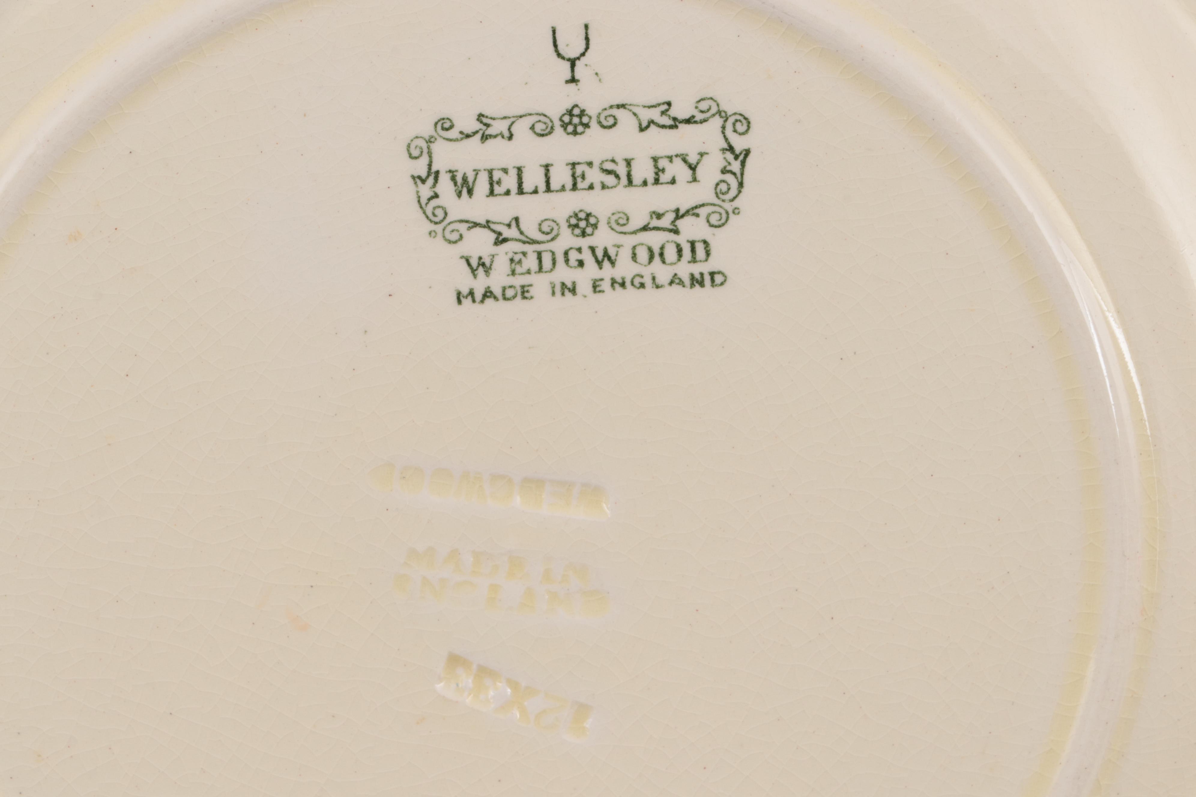 Wedgwood "Wellesley" Dinnerware and Serveware, 1930–1969