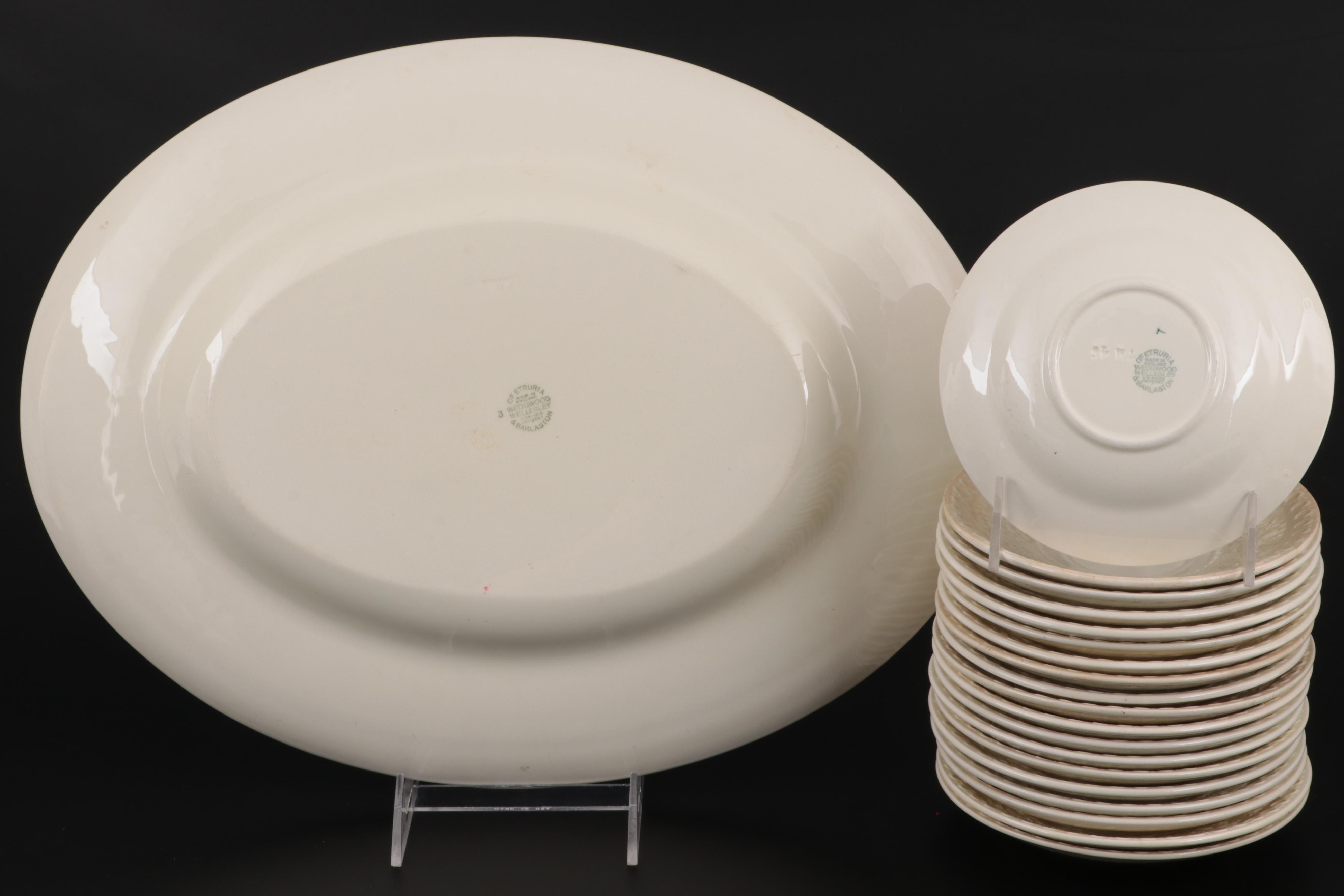 Wedgwood "Wellesley" Dinnerware and Serveware, 1930–1969