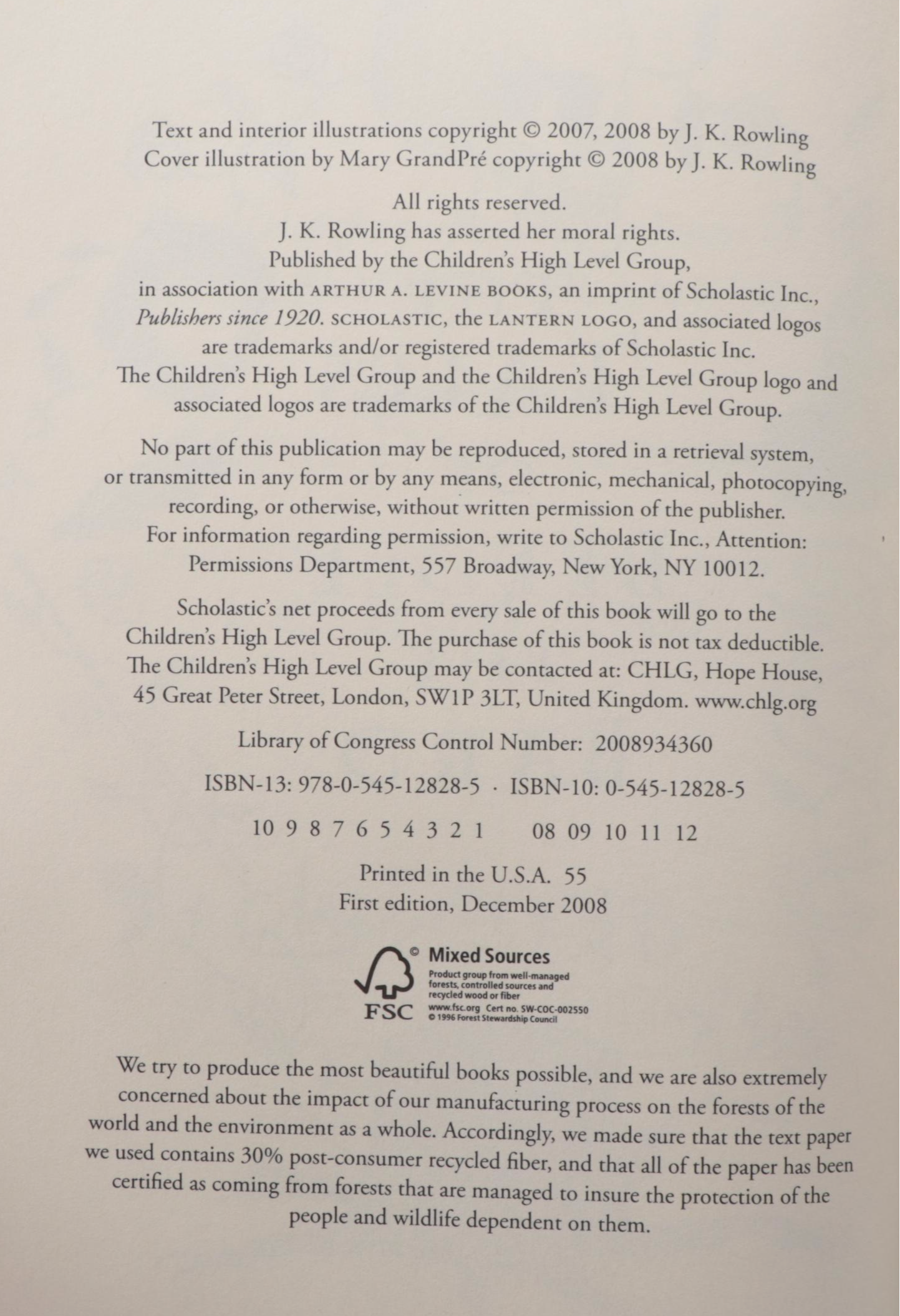 First UK Edition "Harry Potter" Books with Canadian Editions and More