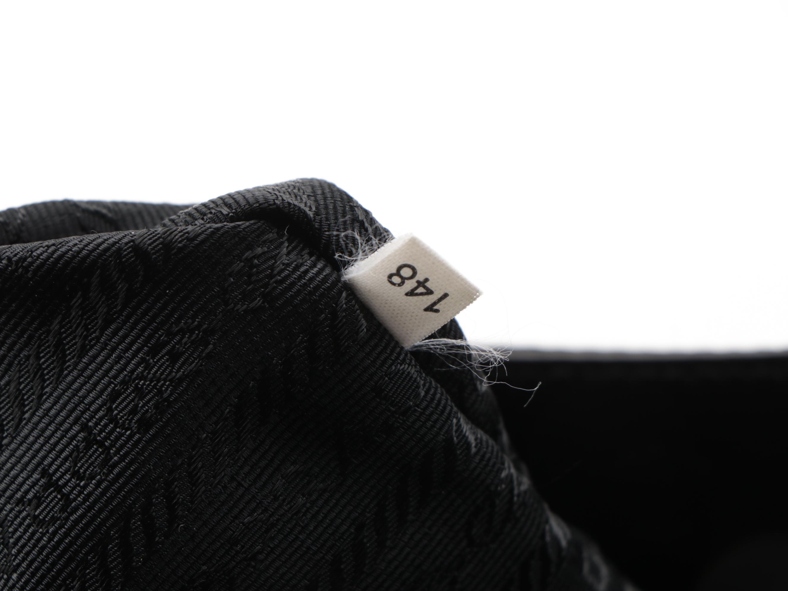 Prada Small Shoulder Tote in Black Tessuto Nylon with Leather Trim