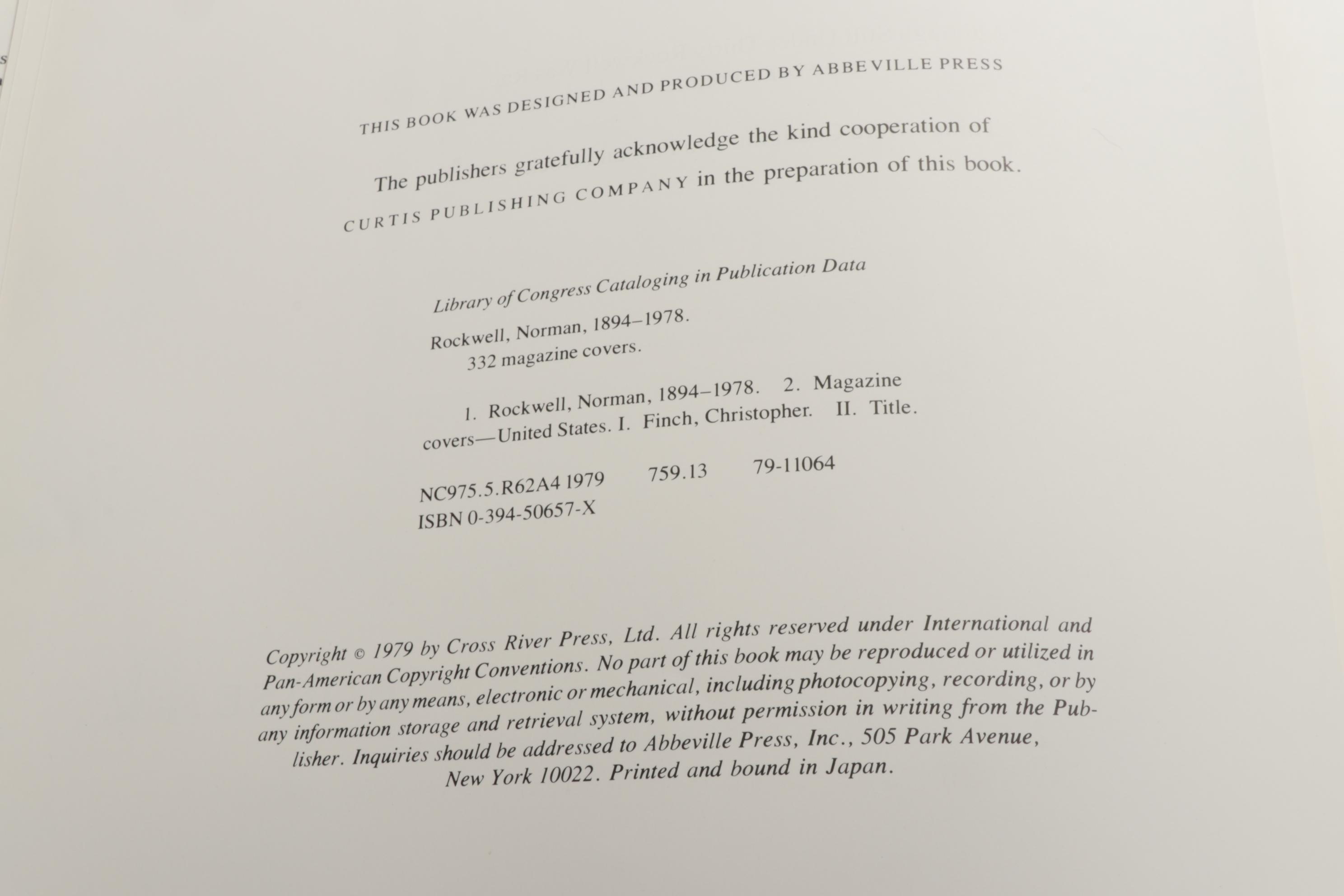"Norman Rockwell: 332 Magazine Covers," by Christopher Finch, 1979
