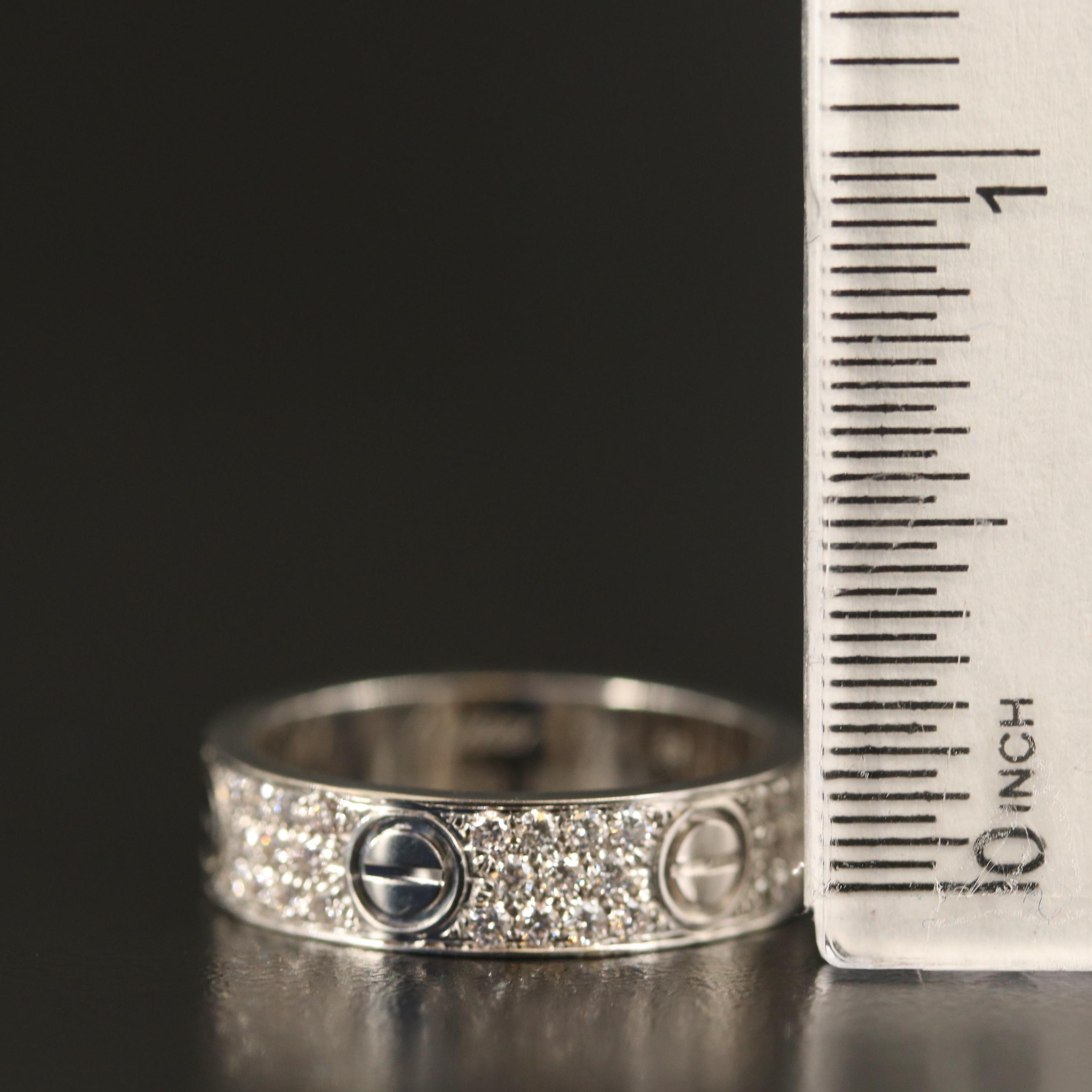 Cartier "Love" 18K 1.00 CTW Diamond Eternity Band