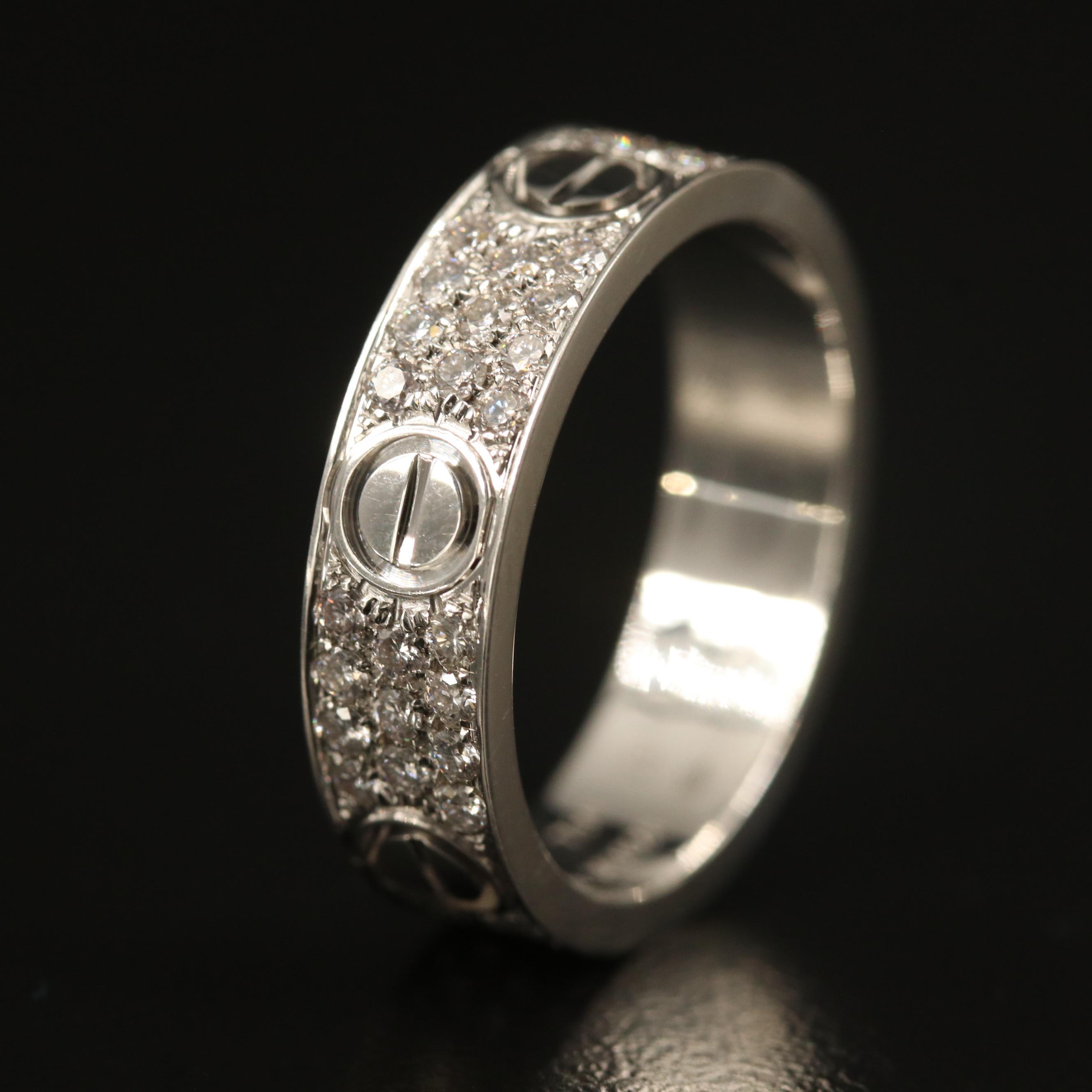 Cartier "Love" 18K 1.00 CTW Diamond Eternity Band