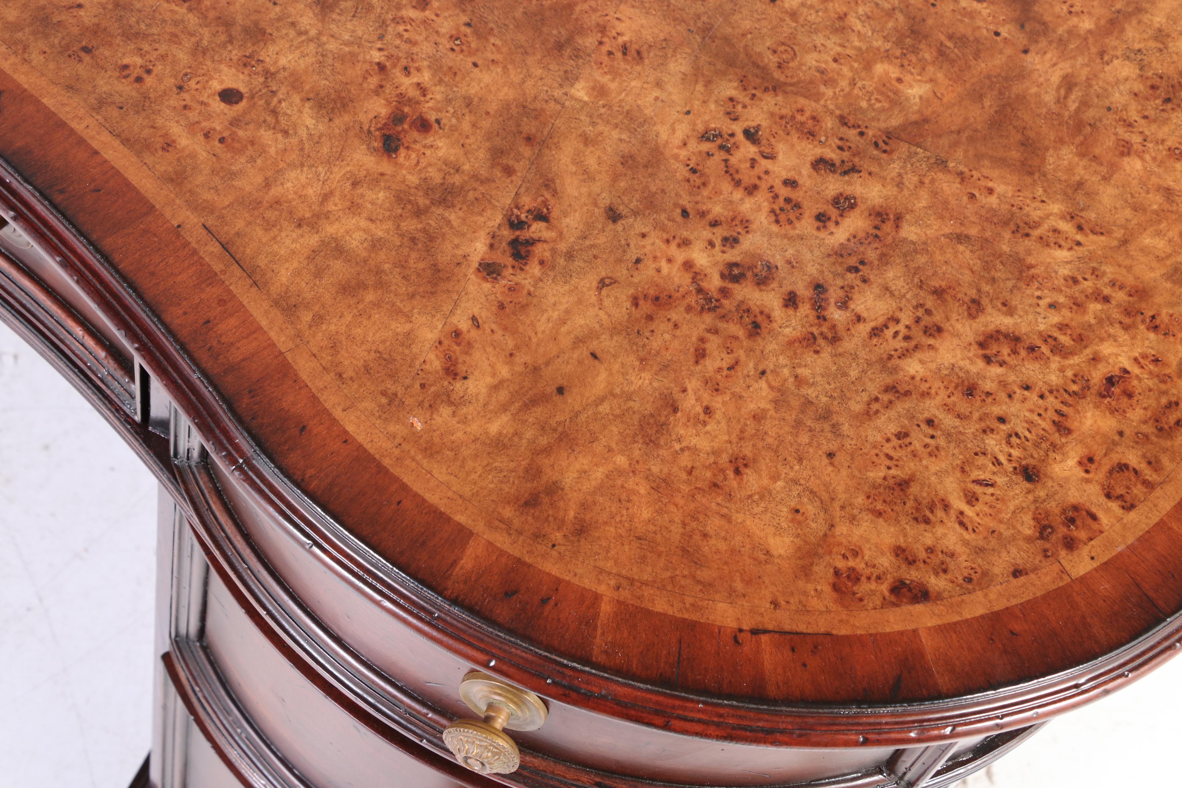 Stanley Furniture "Arrondissement" Kidney Shaped Desk and "Volute" Chair