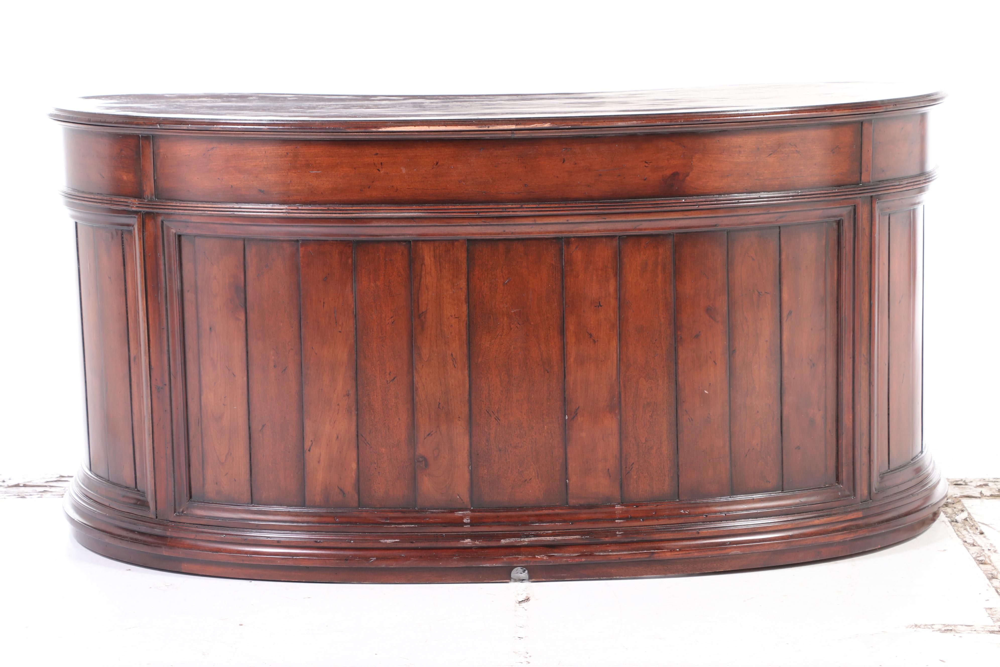 Stanley Furniture "Arrondissement" Kidney Shaped Desk and "Volute" Chair