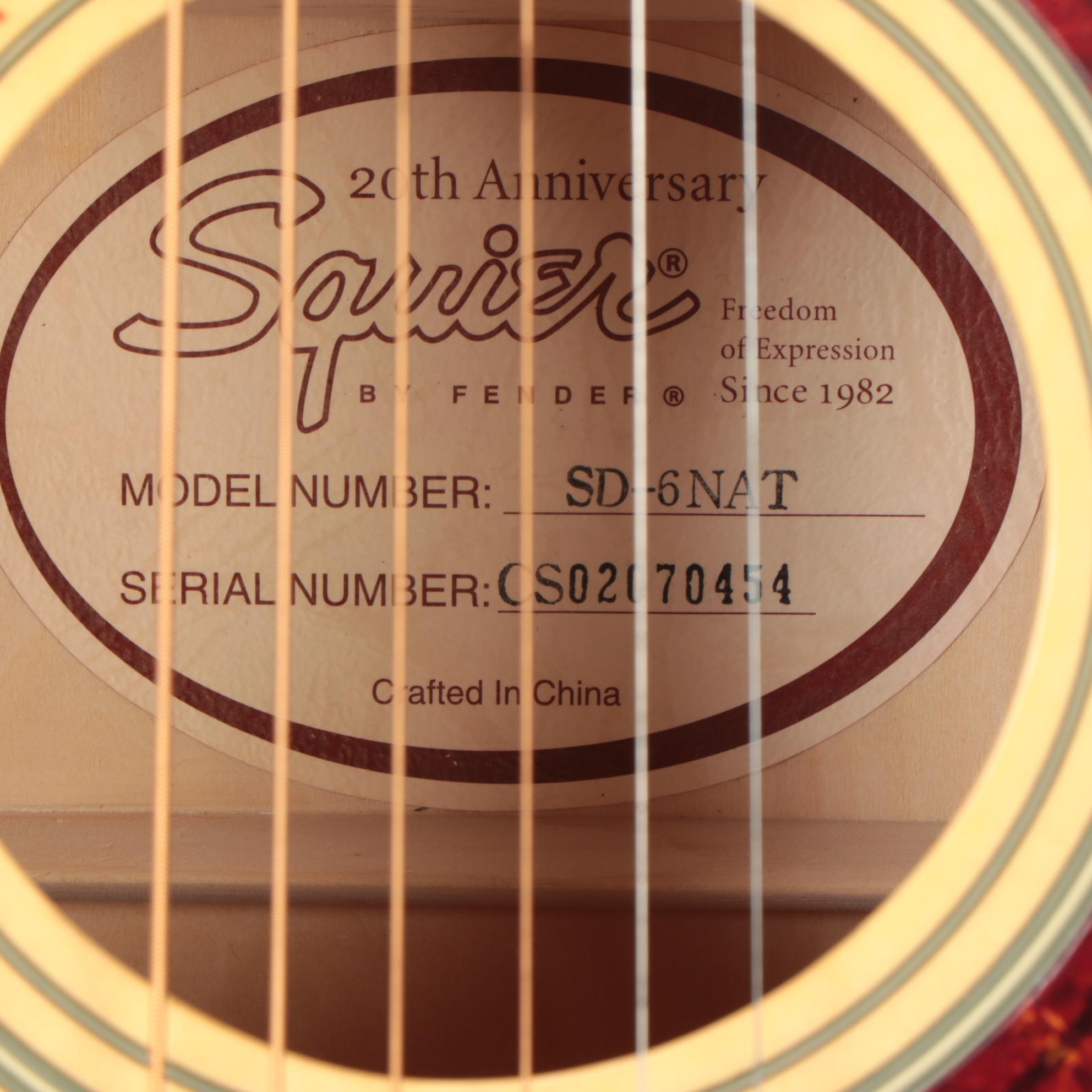 Acoustic Guitar Autographed by Members of Creed, Diamond Rio, The Dixie Chicks