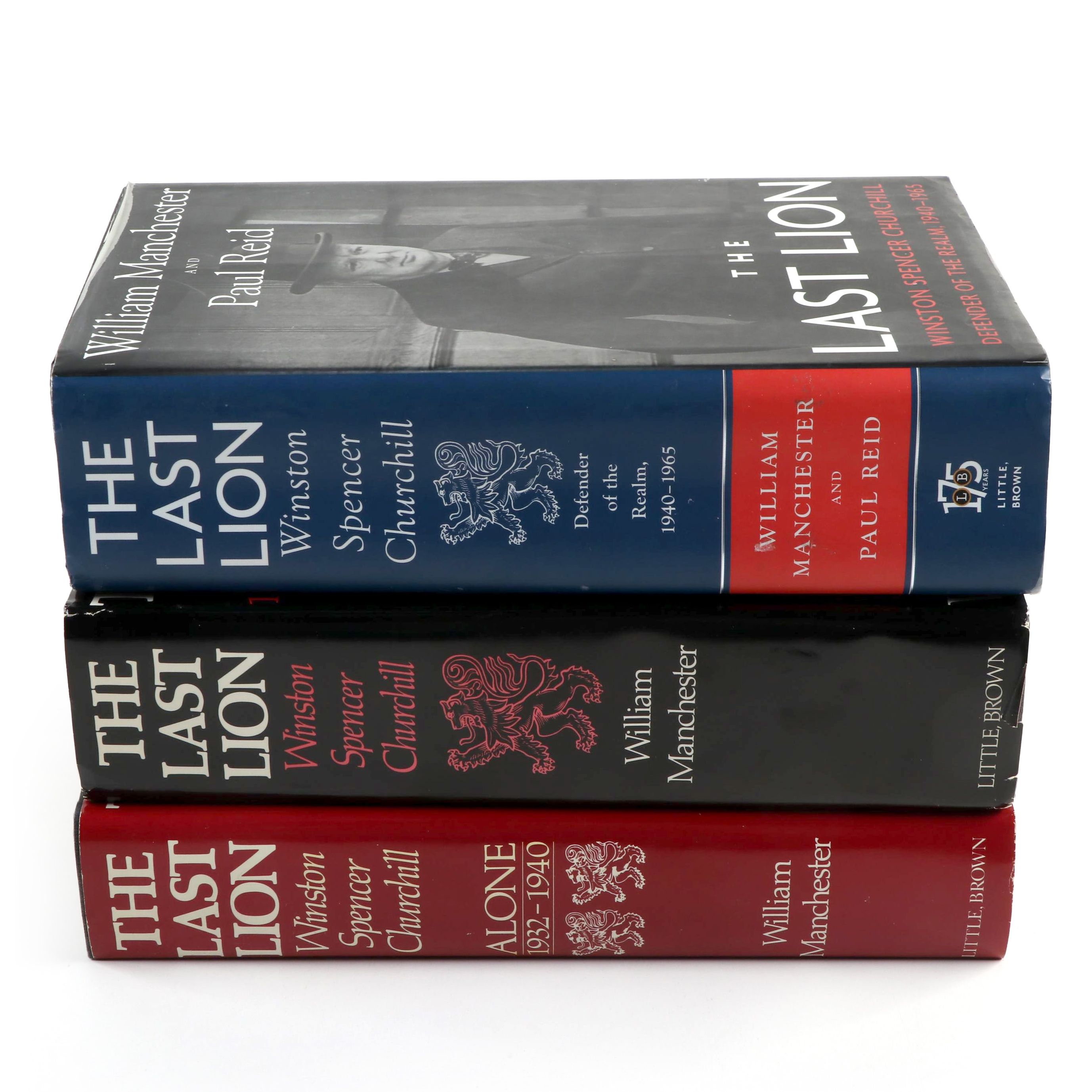 First Edition "Visions of Glory" and More "The Last Lion" Churchill Biographies