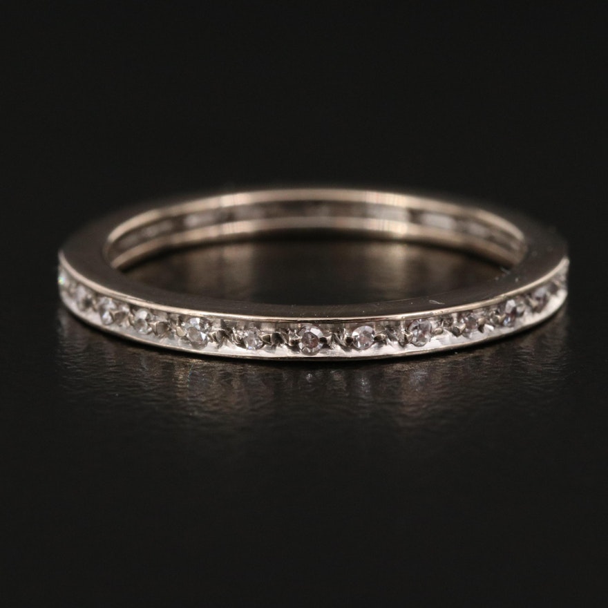 18K Diamond Eternity Band