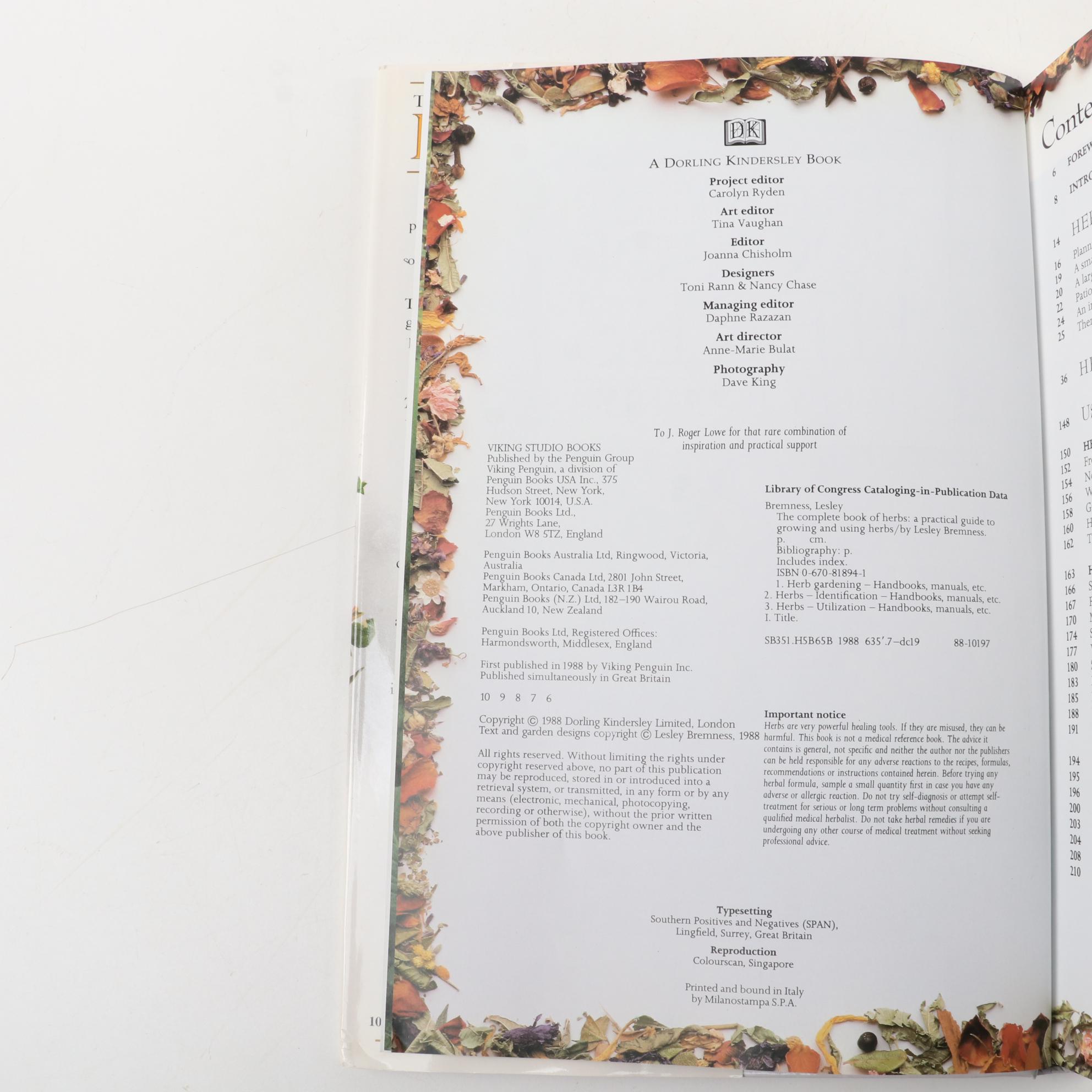 First American Edition "Encyclopedia of Gardening" and More Gardening Books