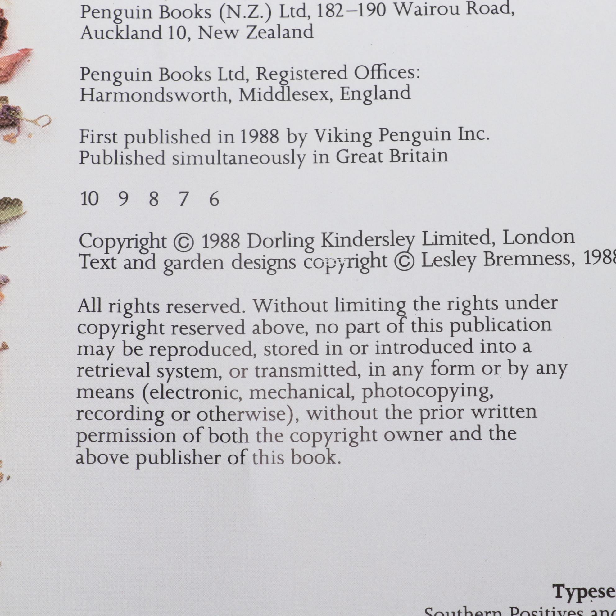 First American Edition "Encyclopedia of Gardening" and More Gardening Books