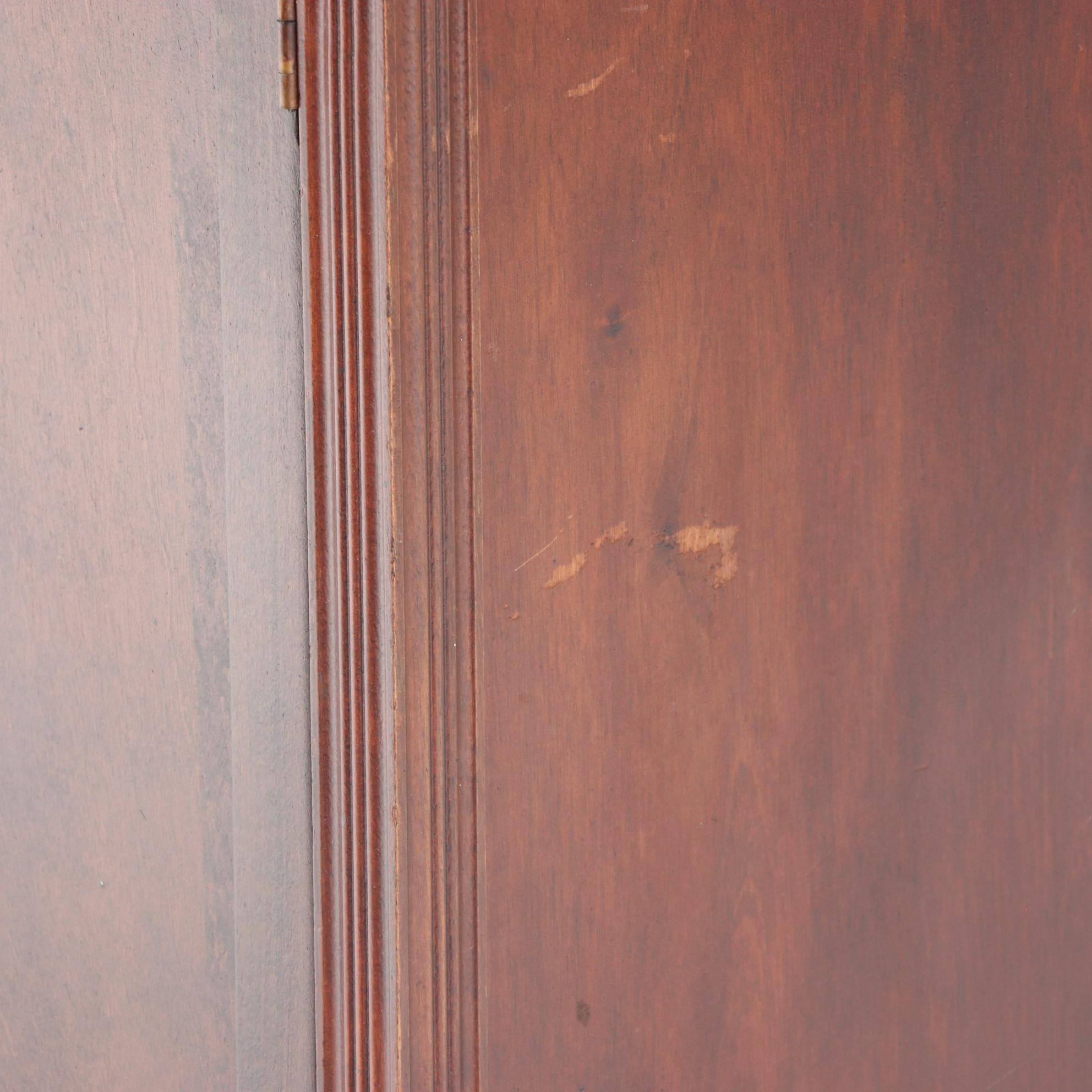 Robert Mitchell Furniture Co. Mahogany-Stained and Mirrored Glass Music Cabinet