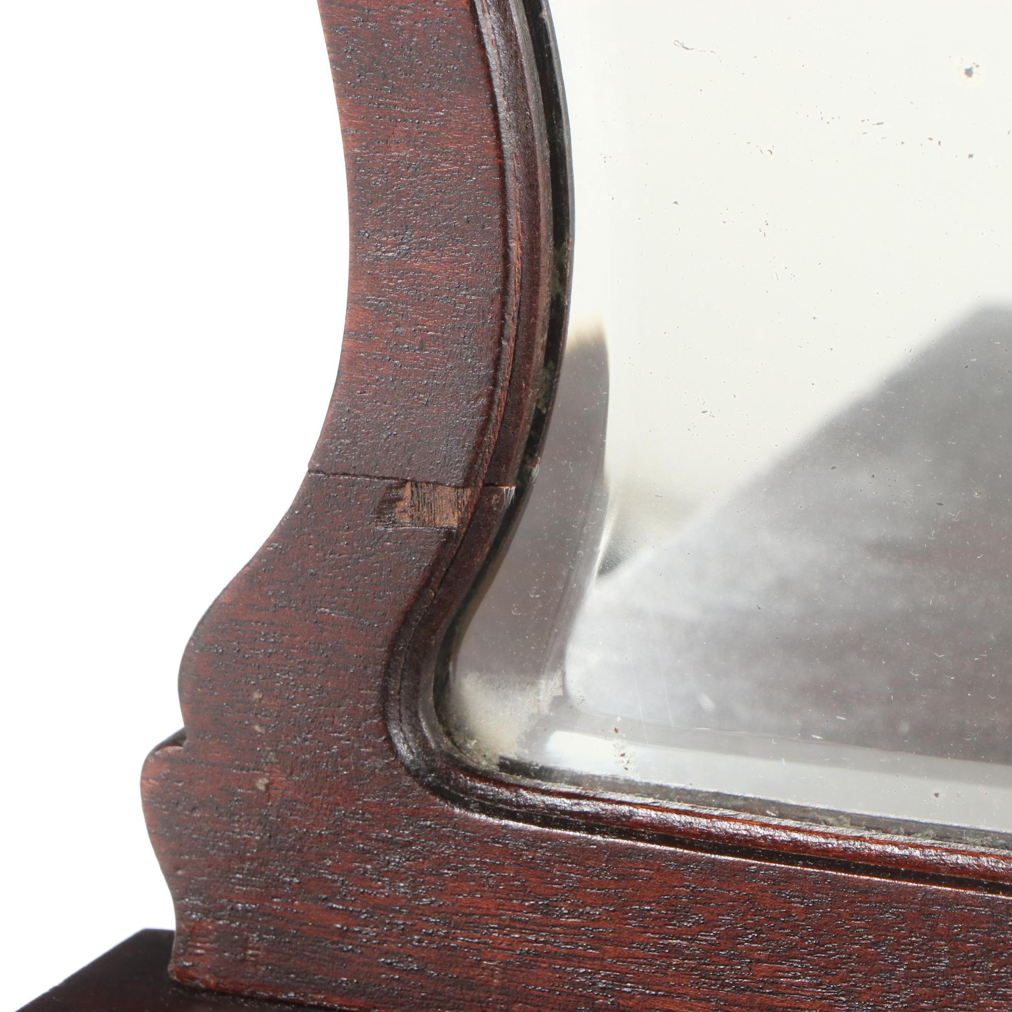 Robert Mitchell Furniture Co. Mahogany-Stained and Mirrored Glass Music Cabinet