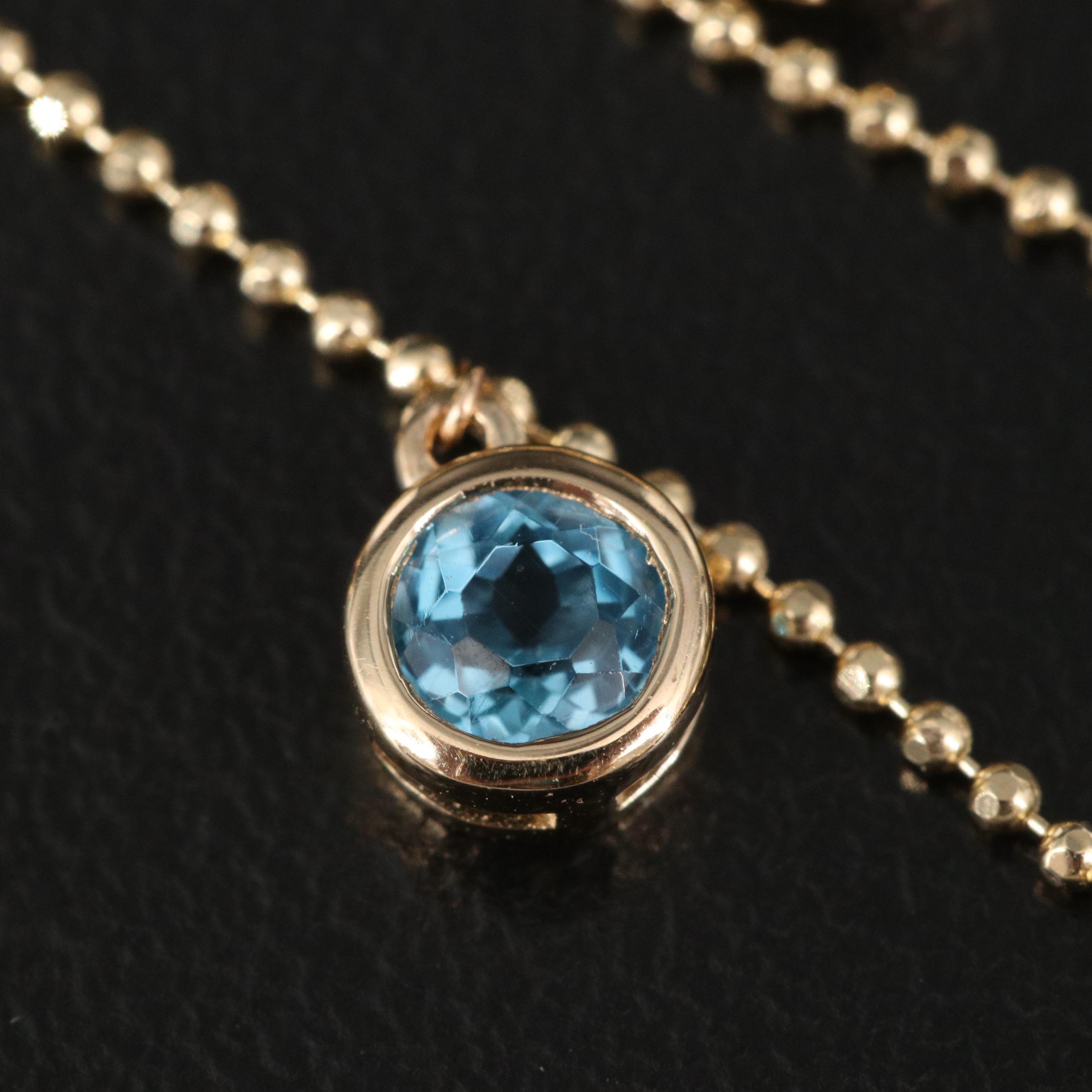 EFFY 14K Multi-Gemstone Station Necklace