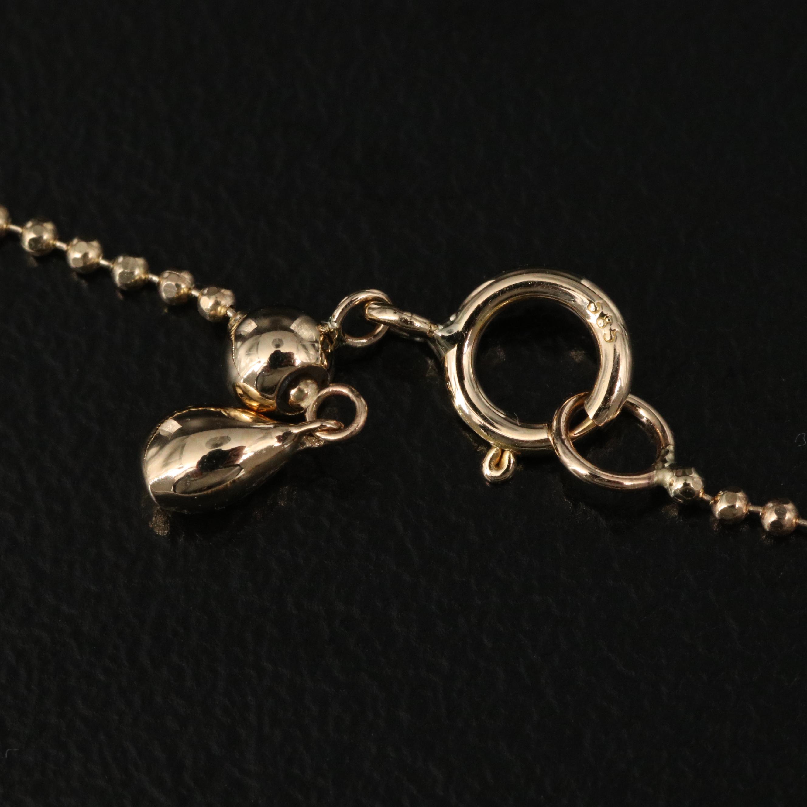 EFFY 14K Multi-Gemstone Station Necklace