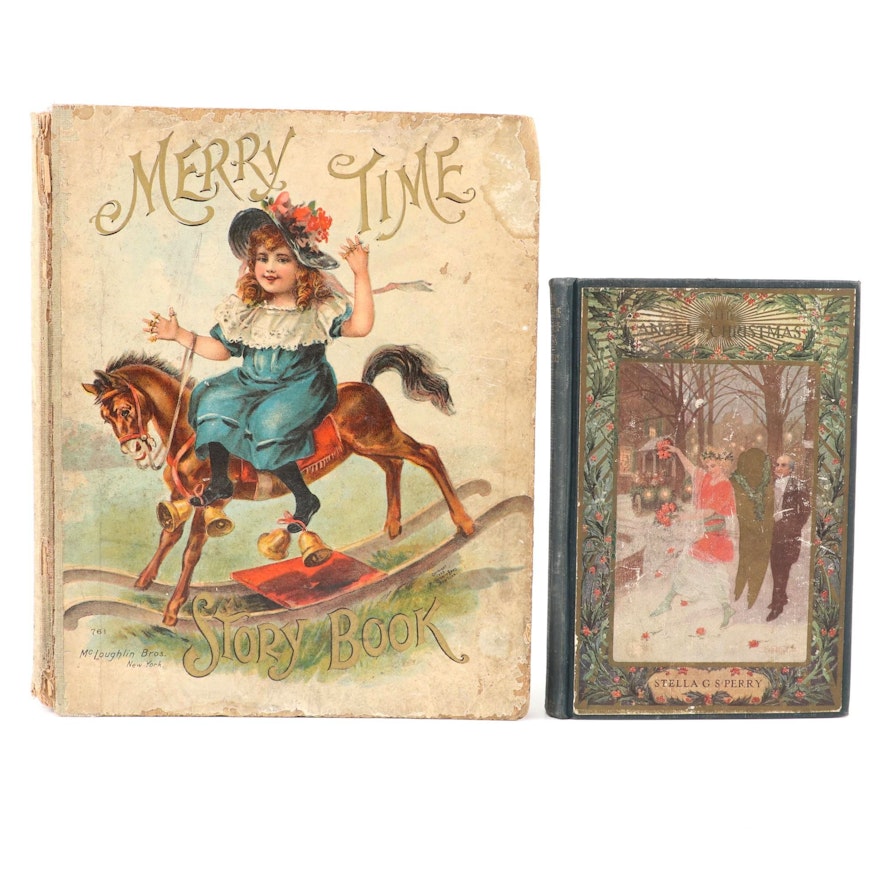 "The Angel of Christmas" and "Merry Time Story Book," Early 20th Century