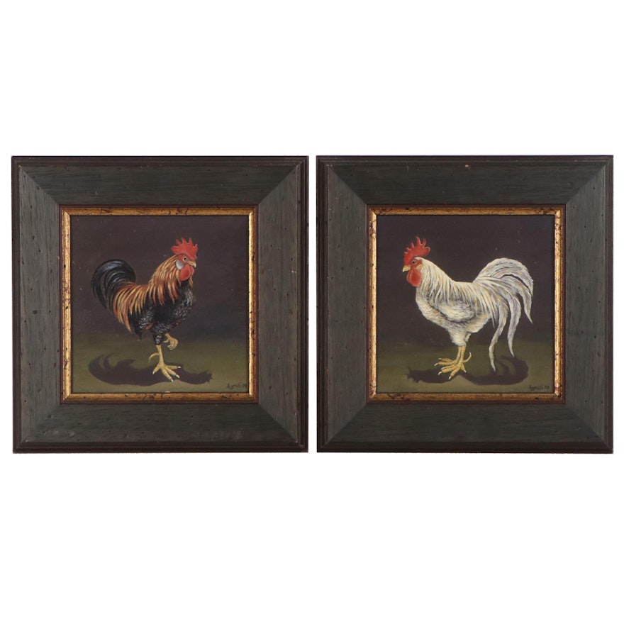 Oil Paintings of Roosters, 1998