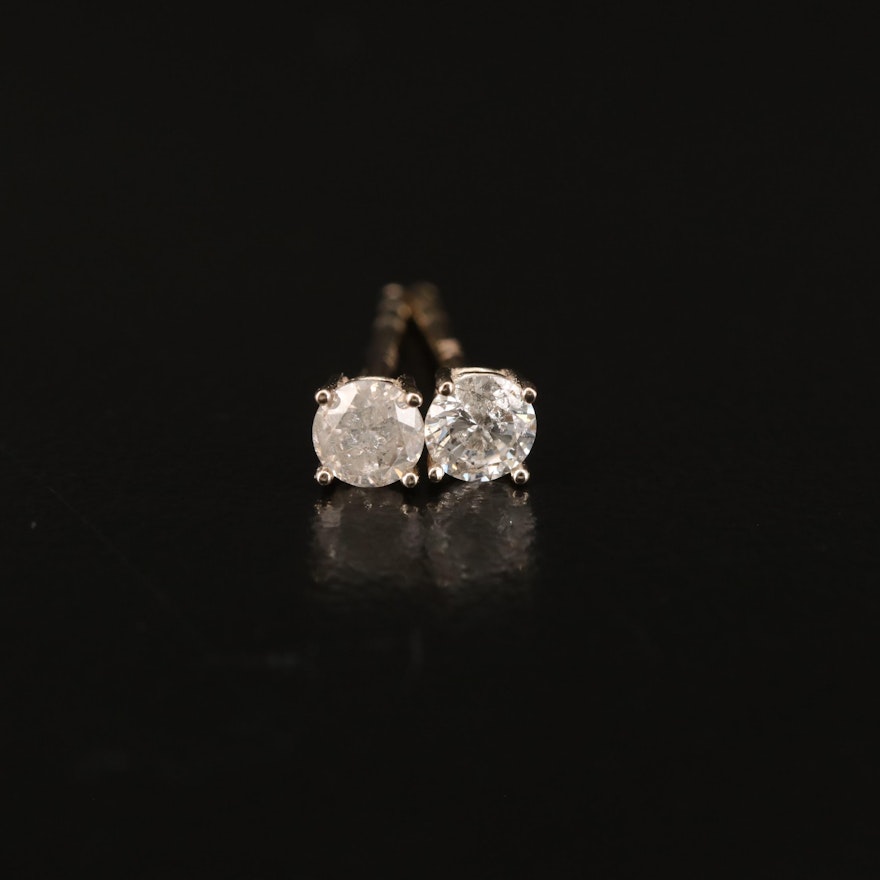 14K 0.28 CTW Diamond Stud Earrings