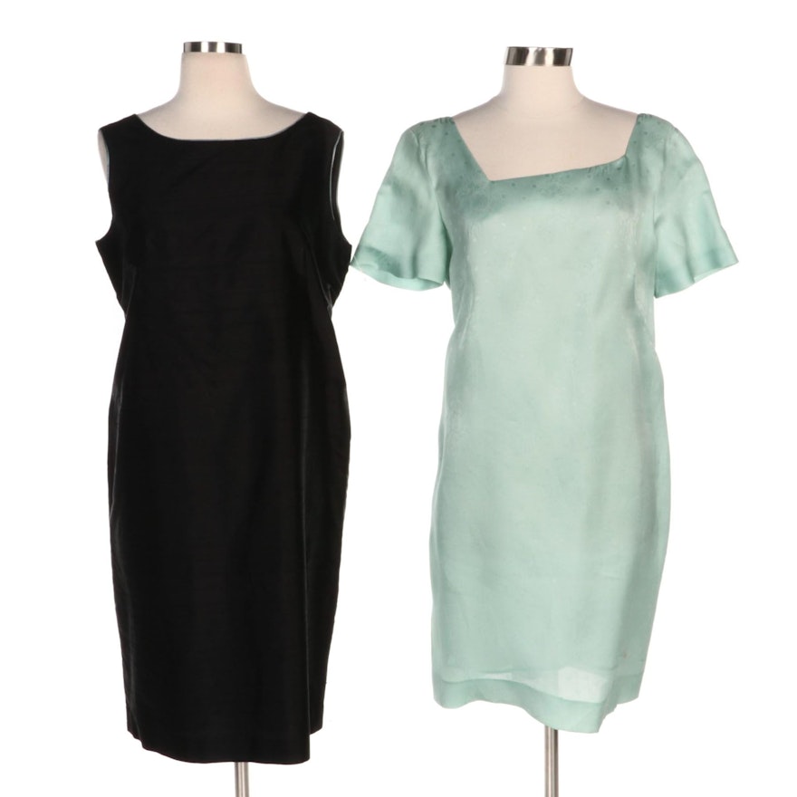 Mammaluna and Raymonde G. Silk and Textured Dresses